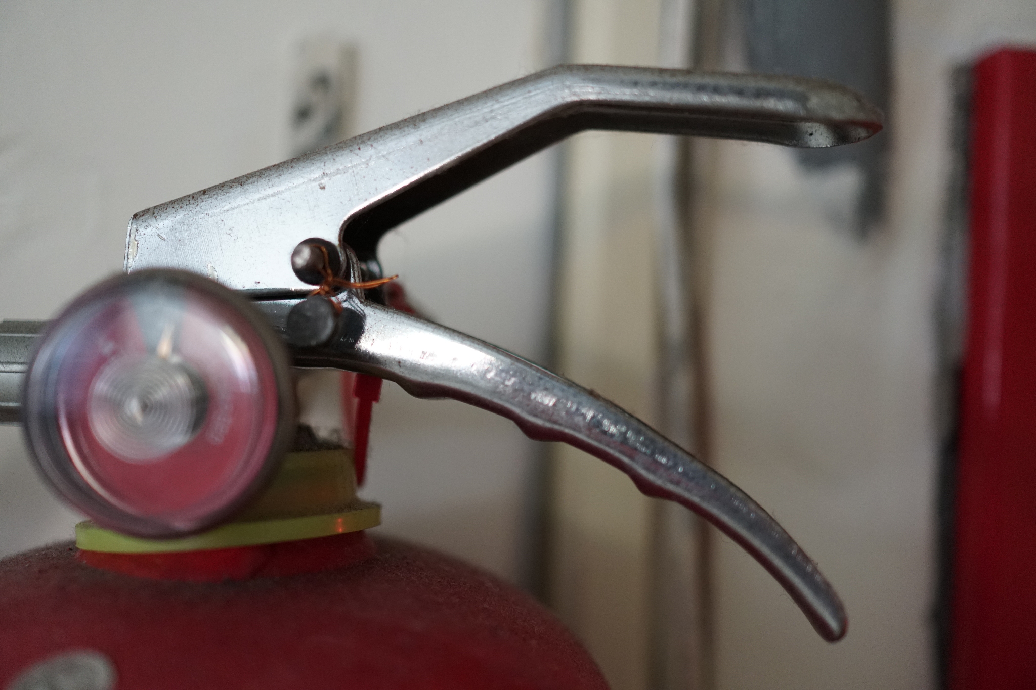 fire extinguisher in the office.
