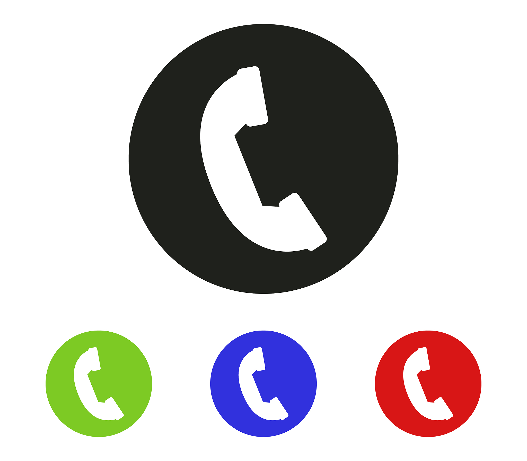 phone handset icon