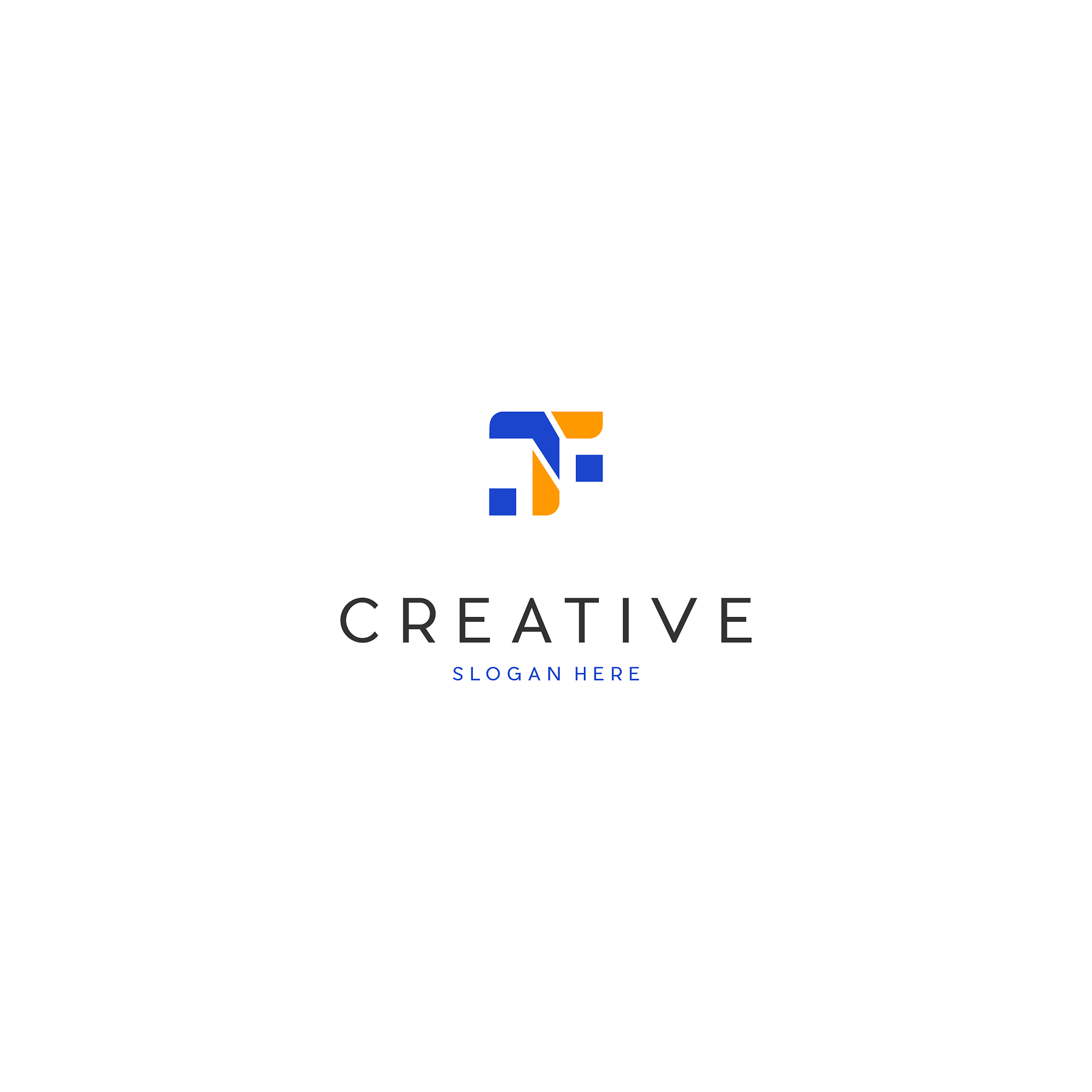 letter tf creative business logo design