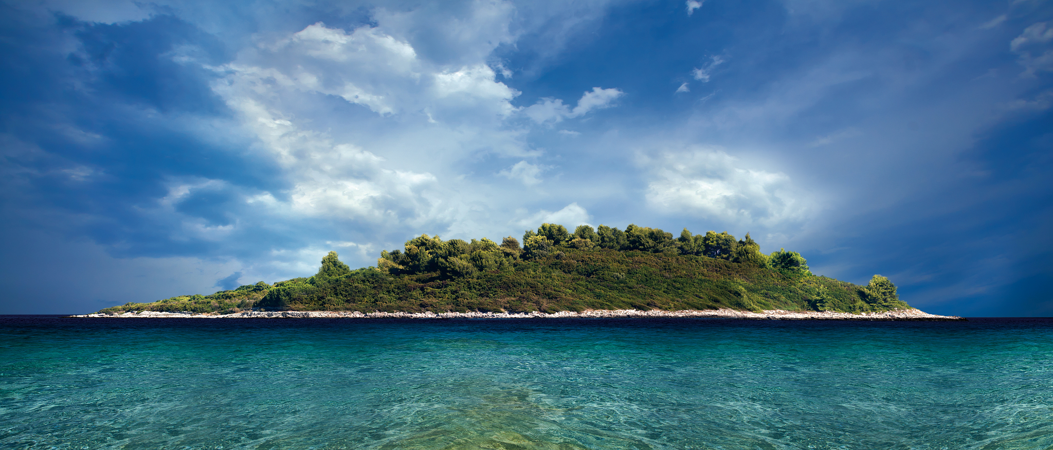 the island