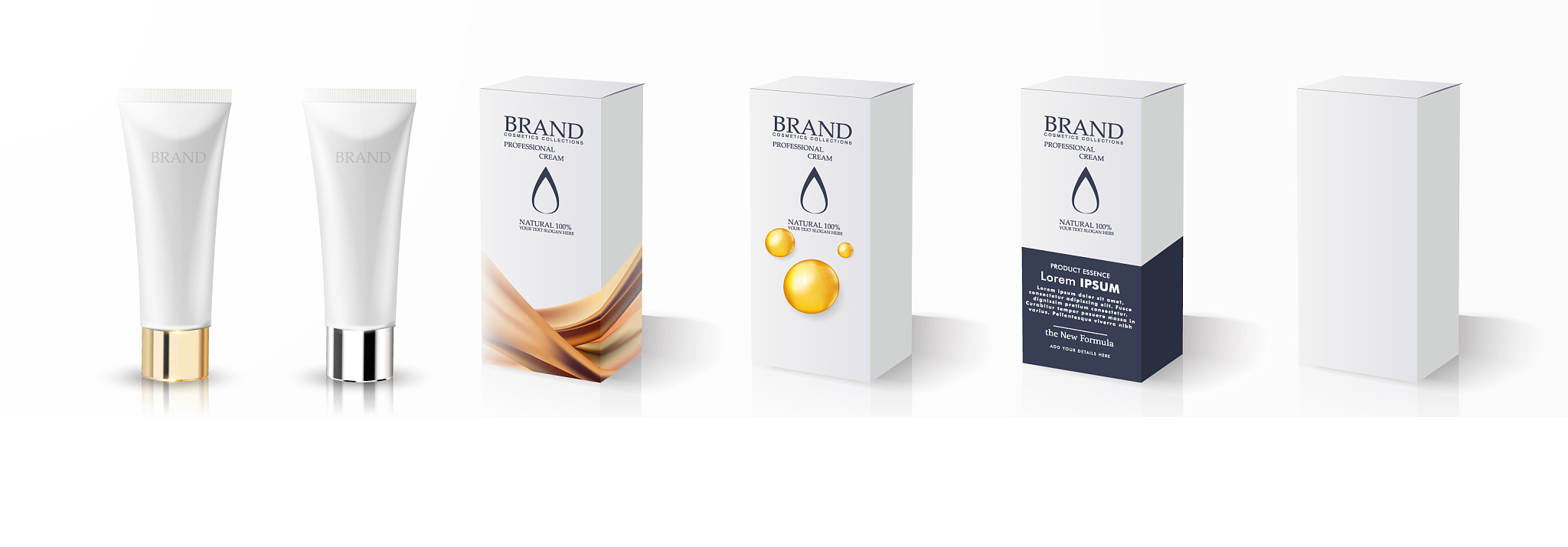 rgbcream tube and packaging