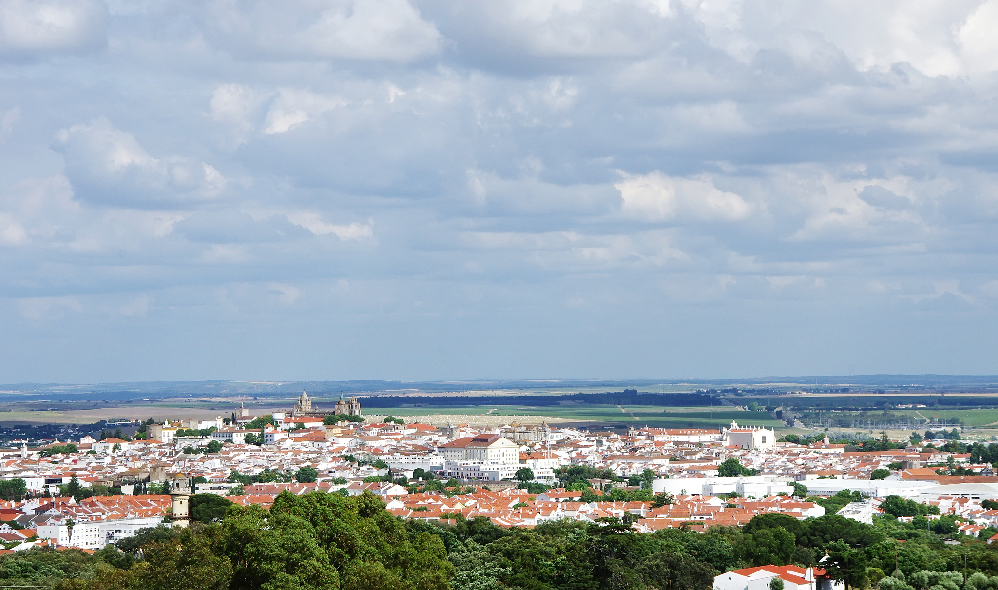landscape of evora,south of  portugal