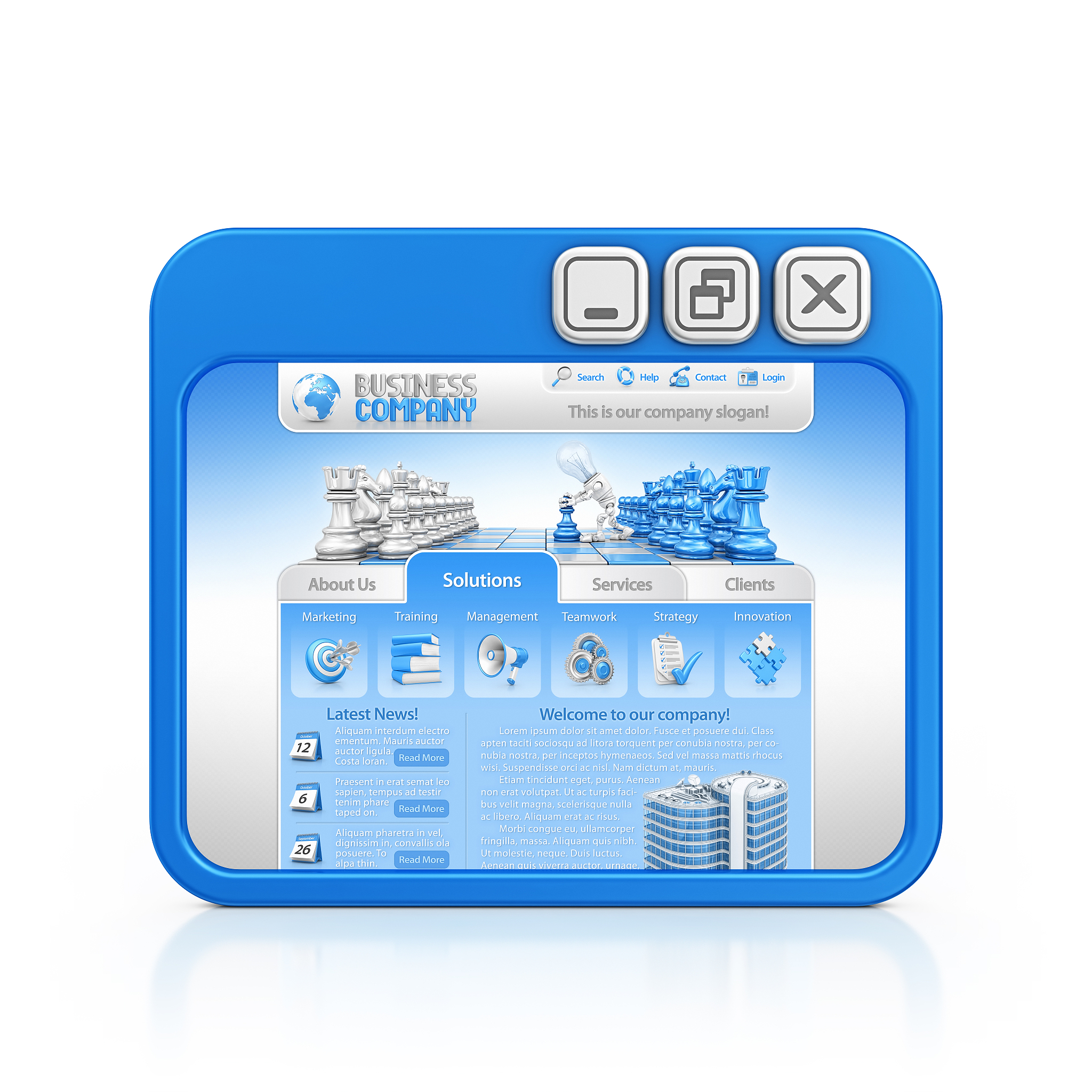 template website