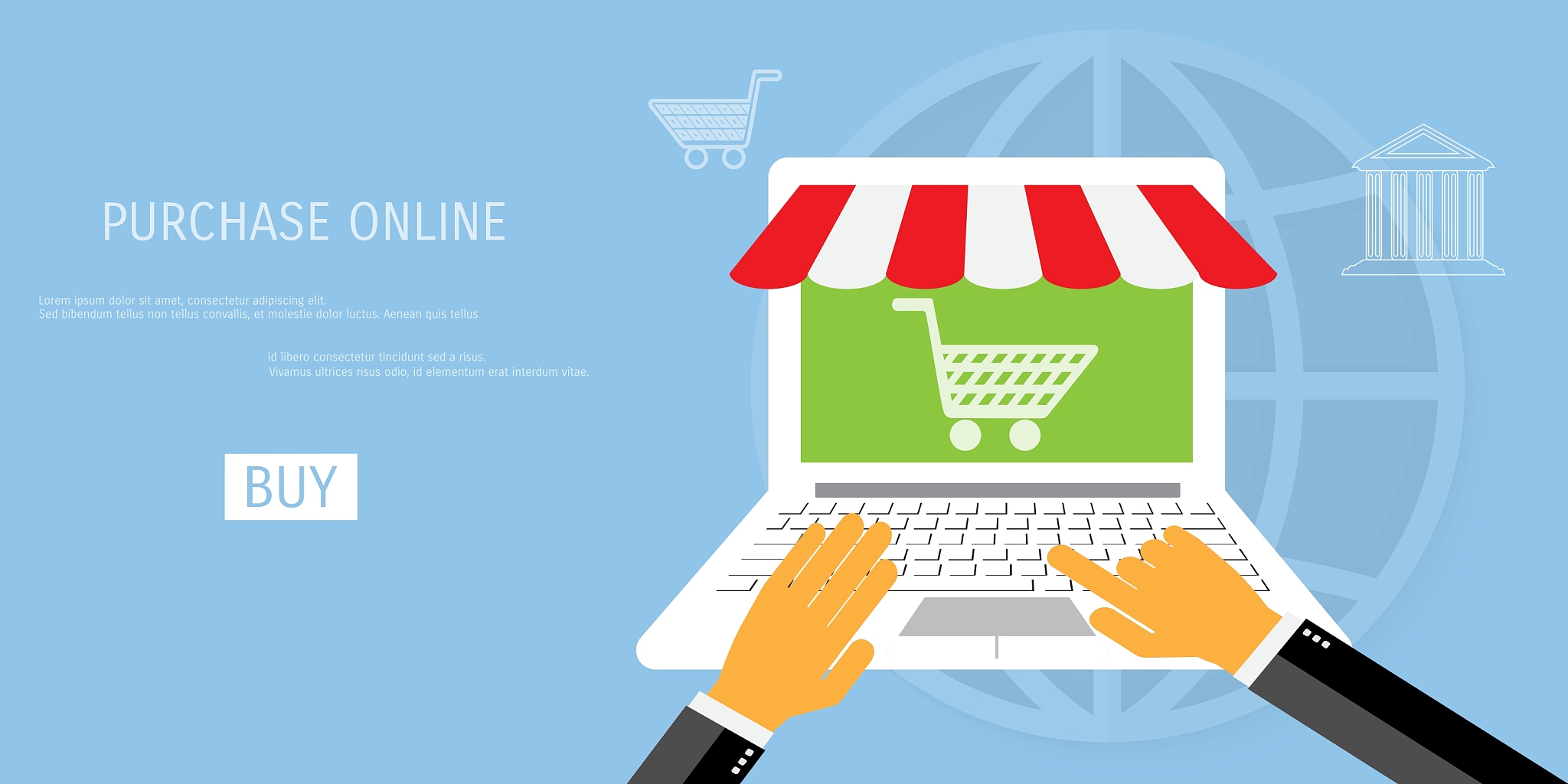 online shopping concept