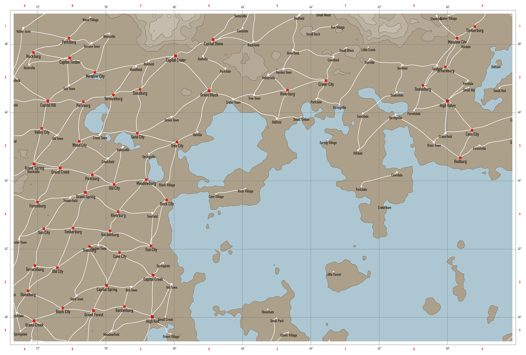 ficti<strong>o</strong>nal map design