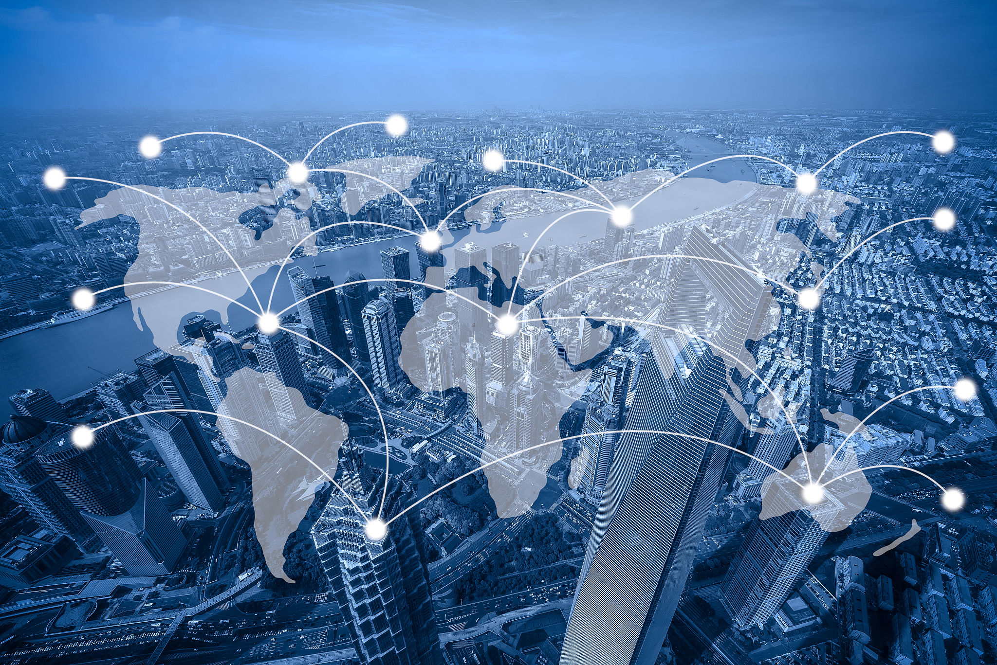 network and connection concept