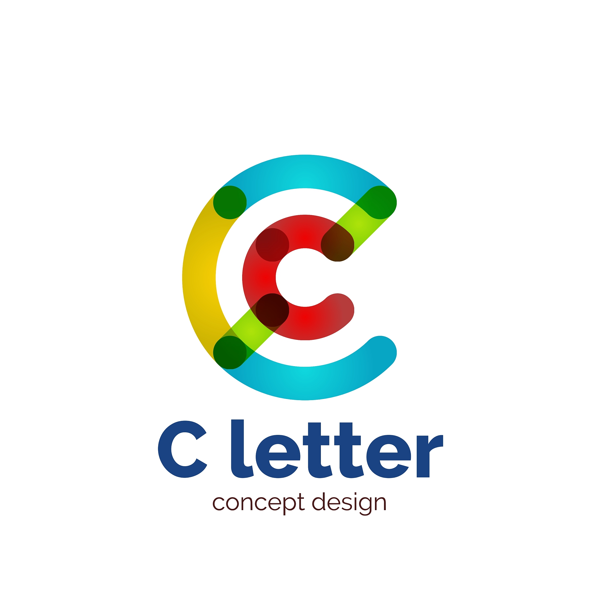 modern minimalistic letter concept logo