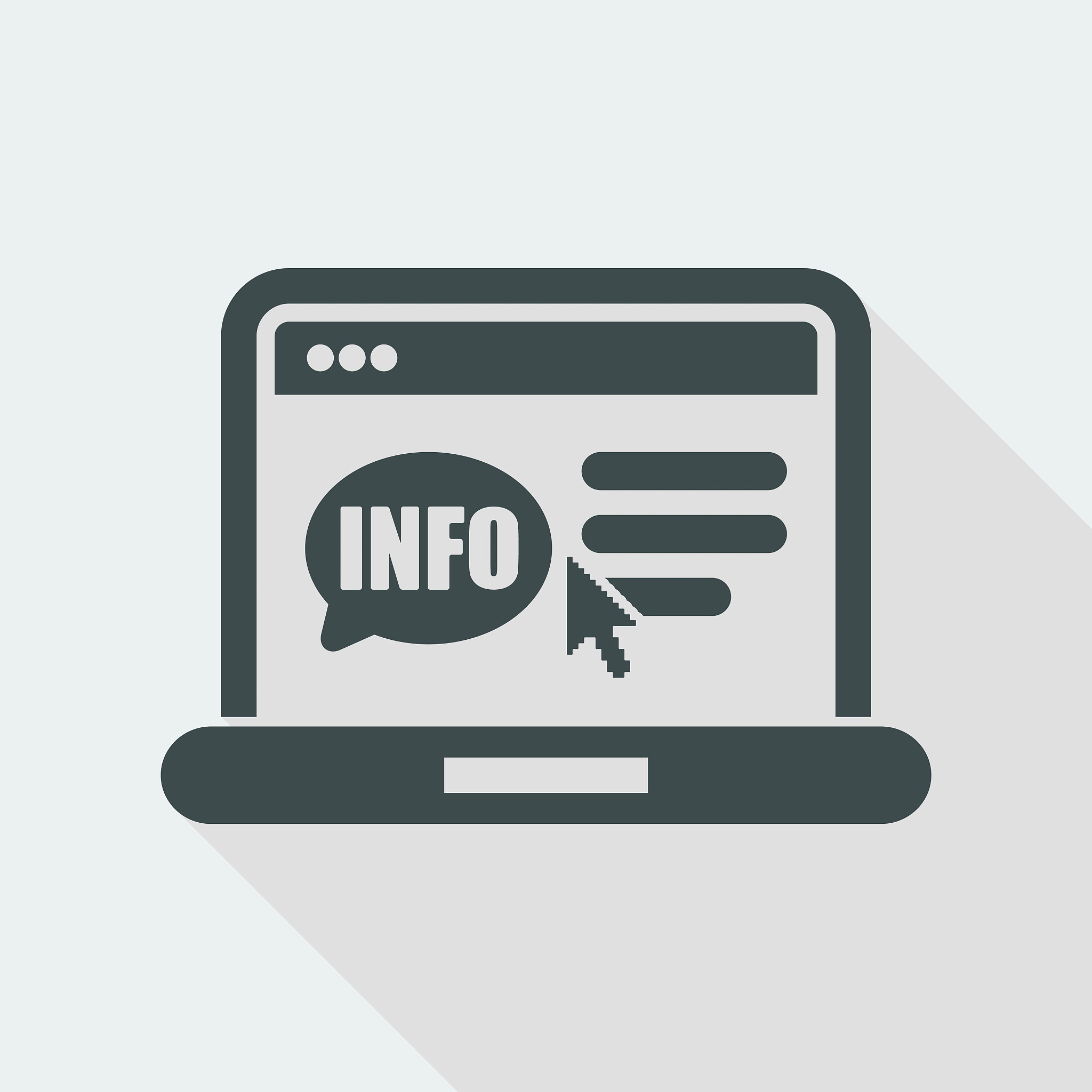 website info icon