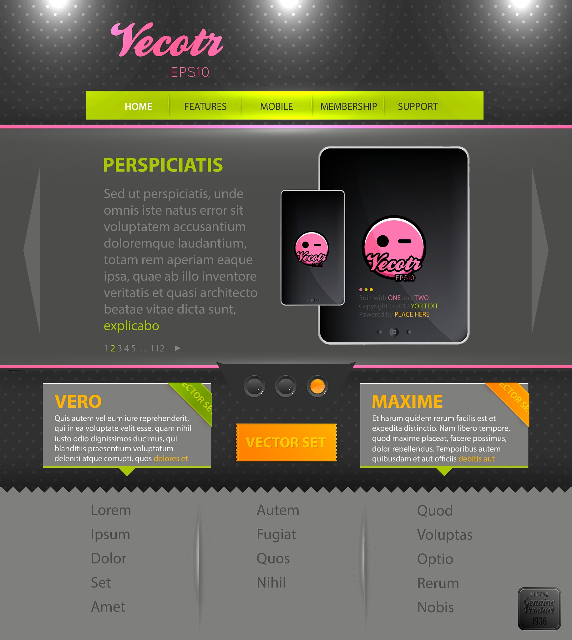website template