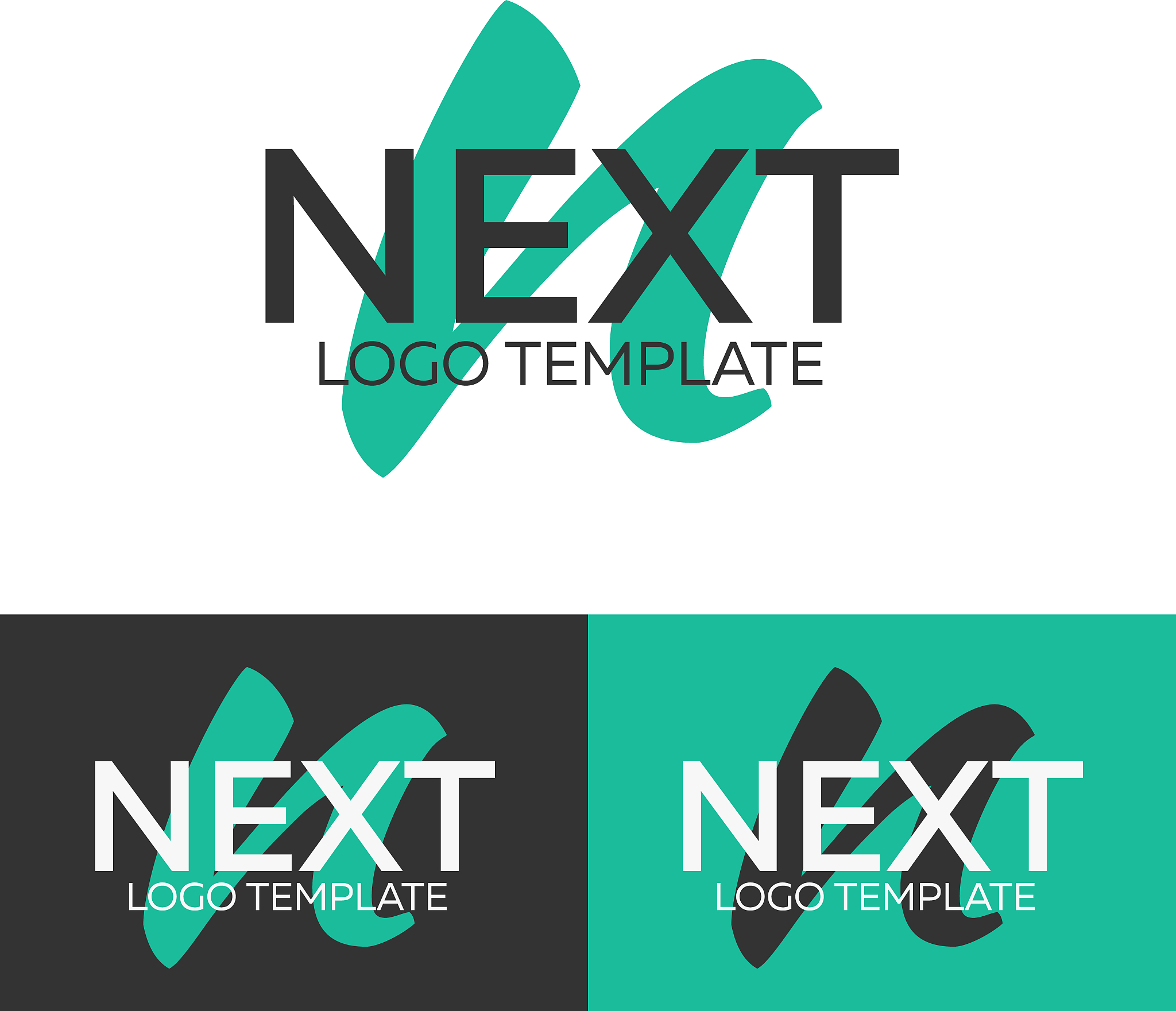 next logo letter n logo logo template