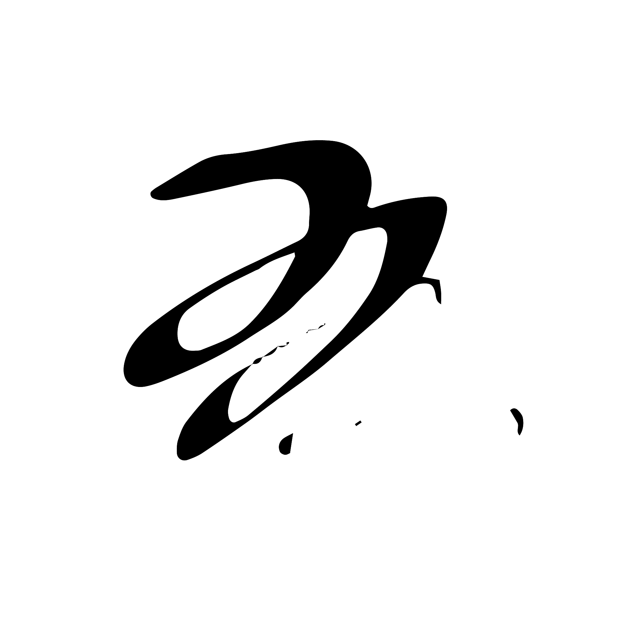 grunge ink pen stroke