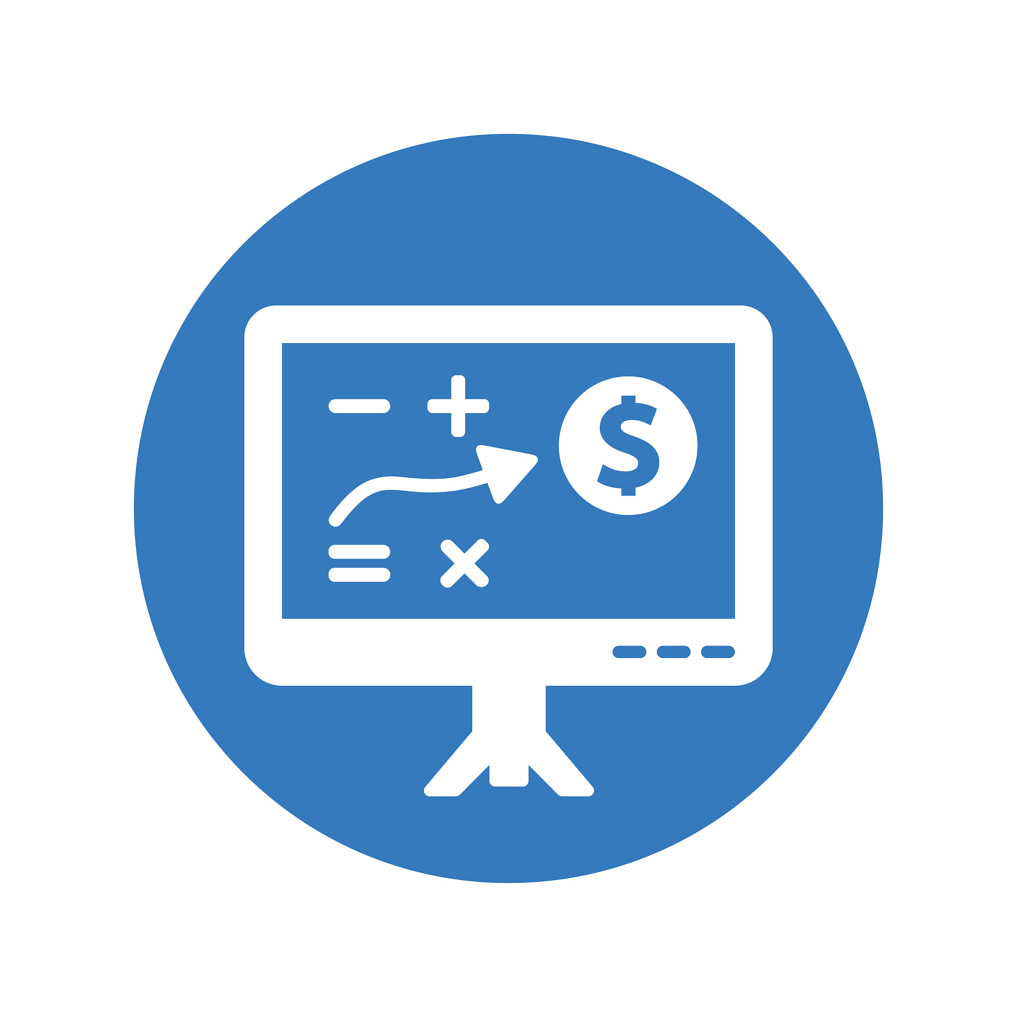 profit statistics icon, business plan, earning strategy