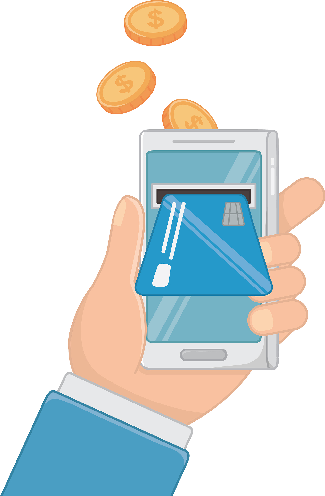 shopping online icon design