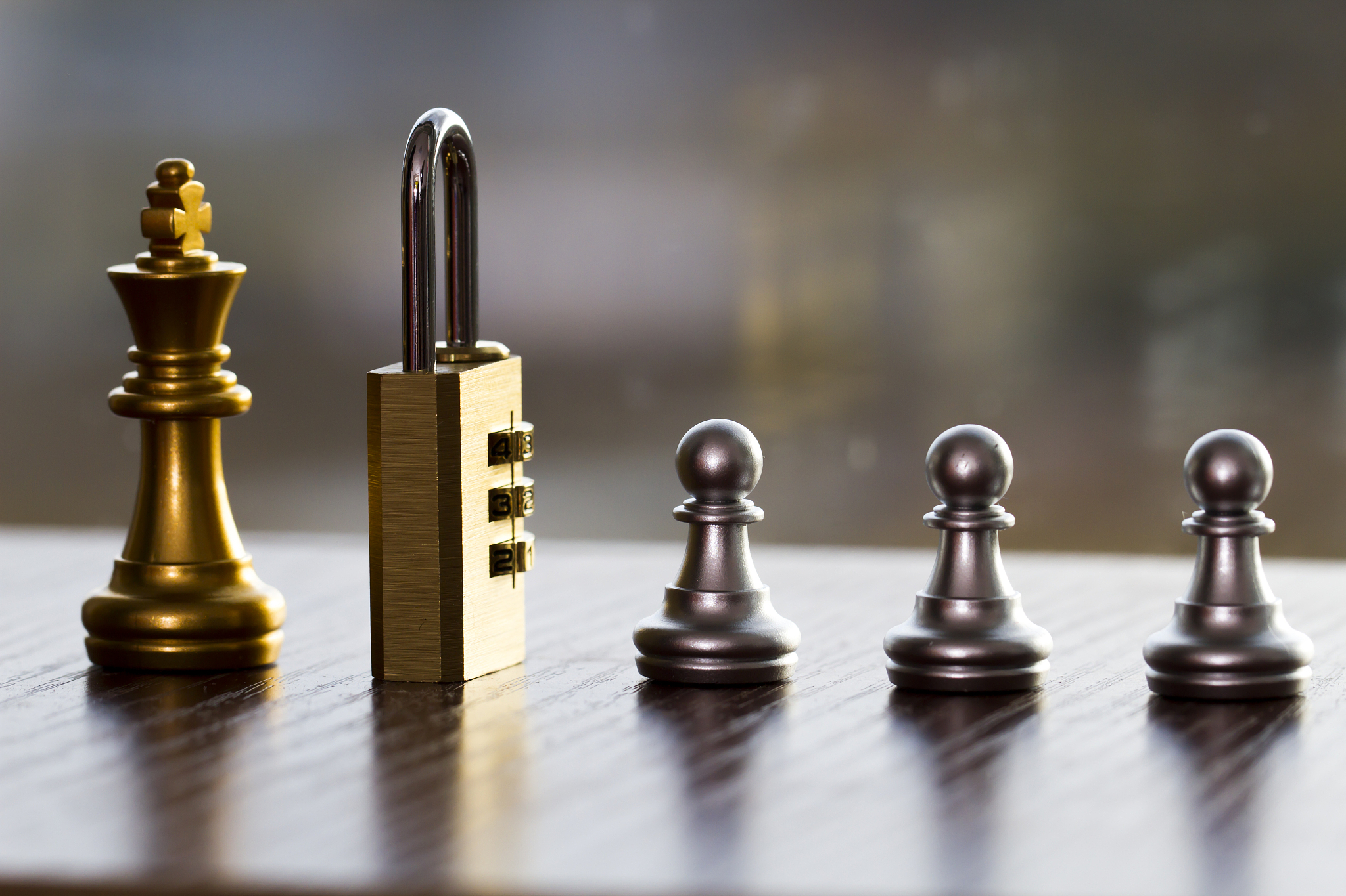 chess and password lock, competition and security, economic coop
