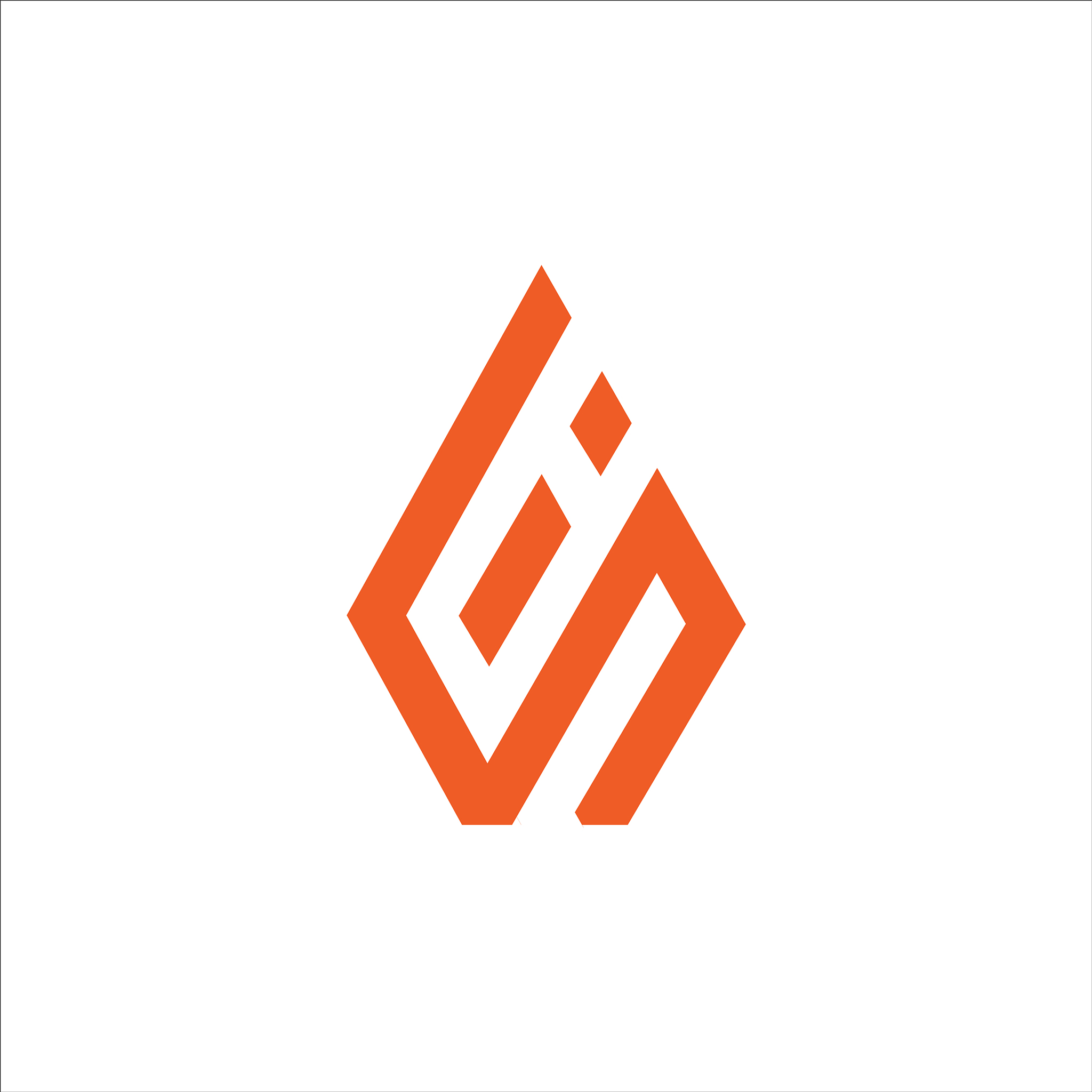 initial letter is or si logo design template