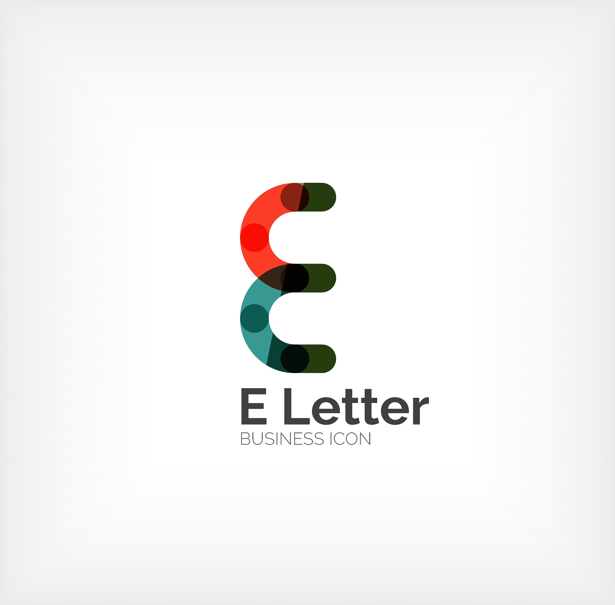 e letter logo minimal line design