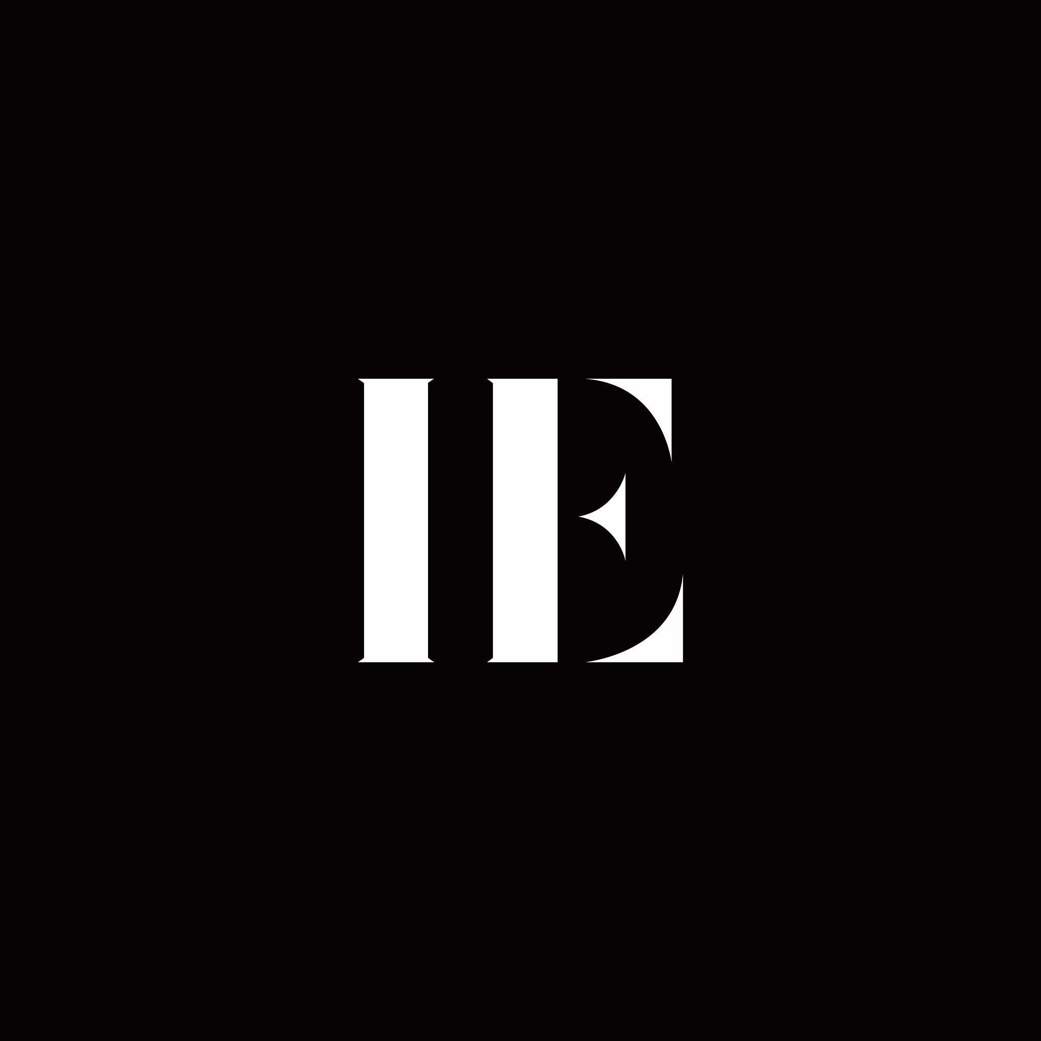 ie logo letter initial logo designs template