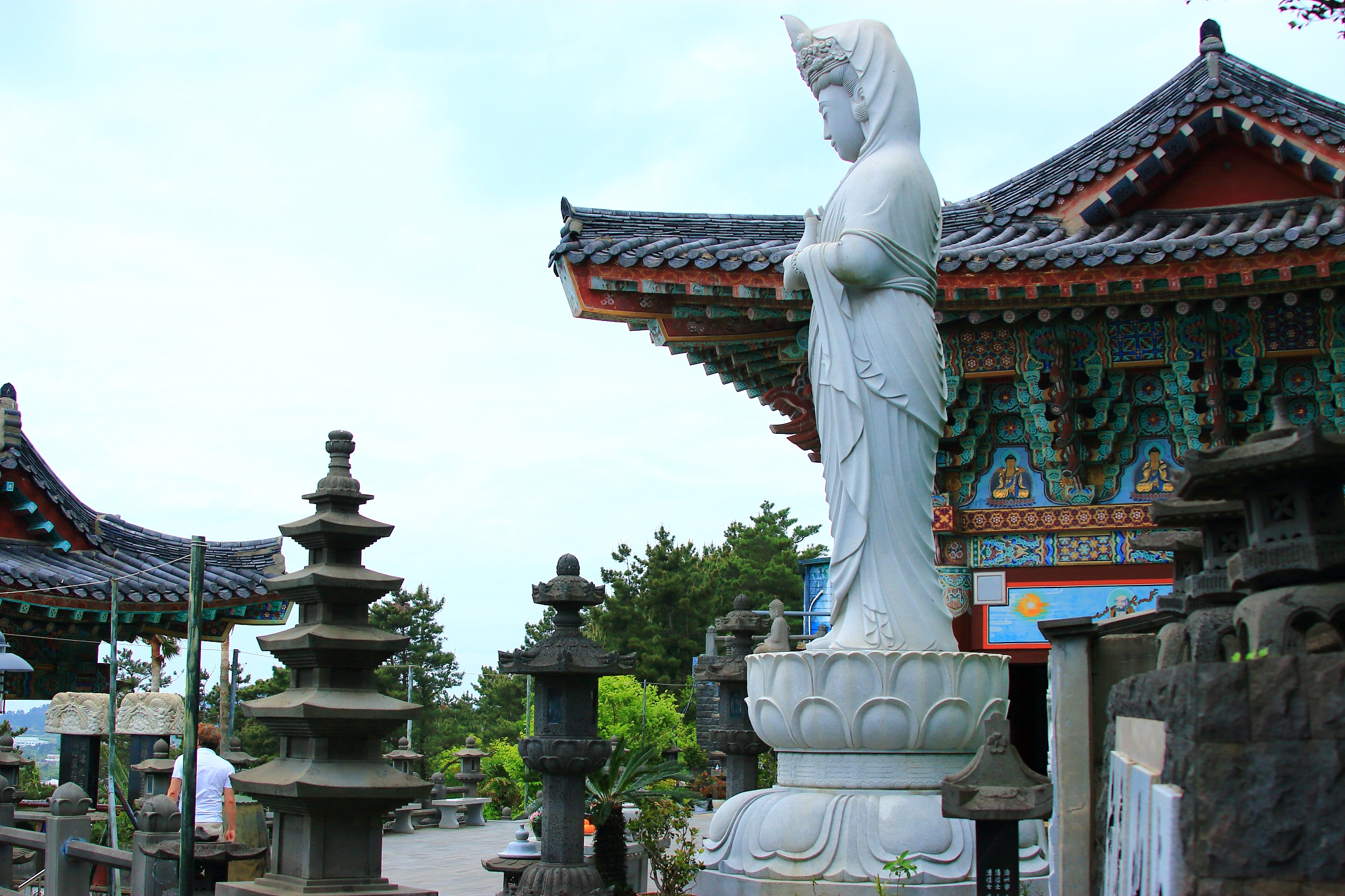 mountain mountain, temple,