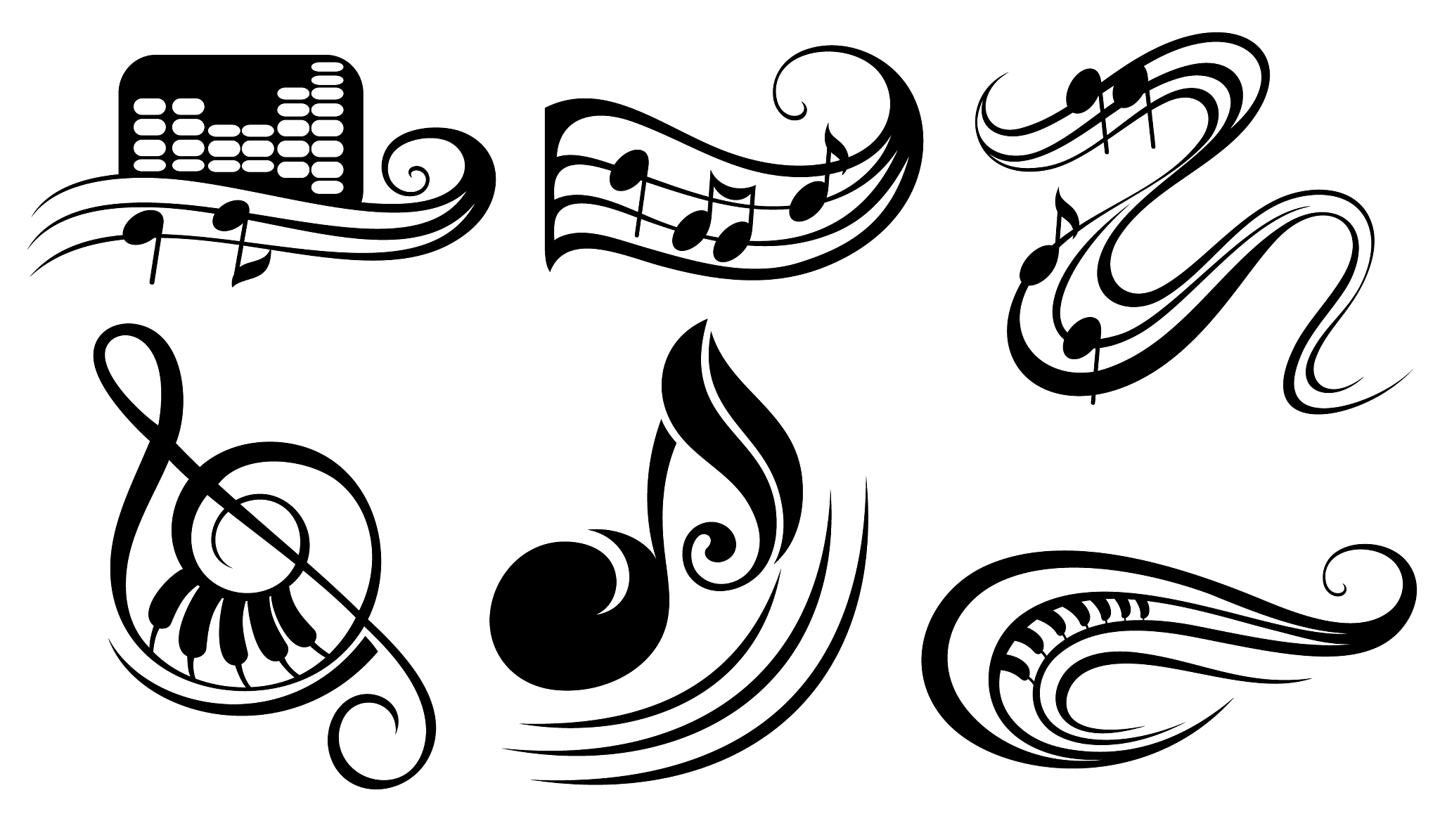 music notes