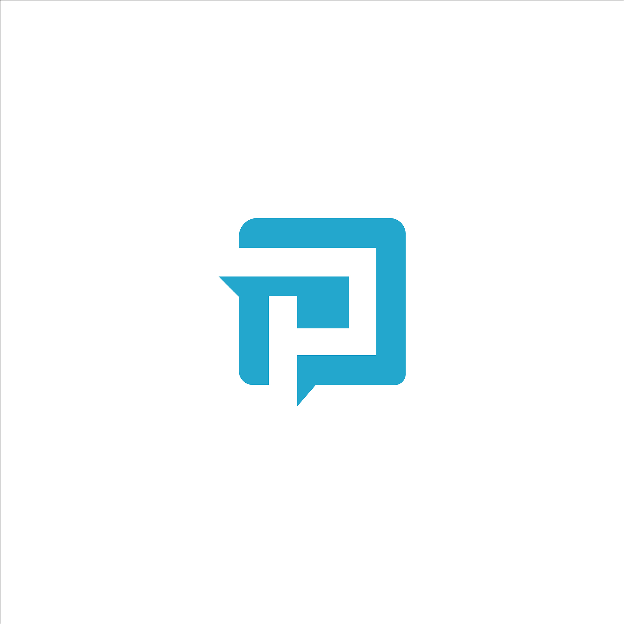 initial letter pp or p logo design template