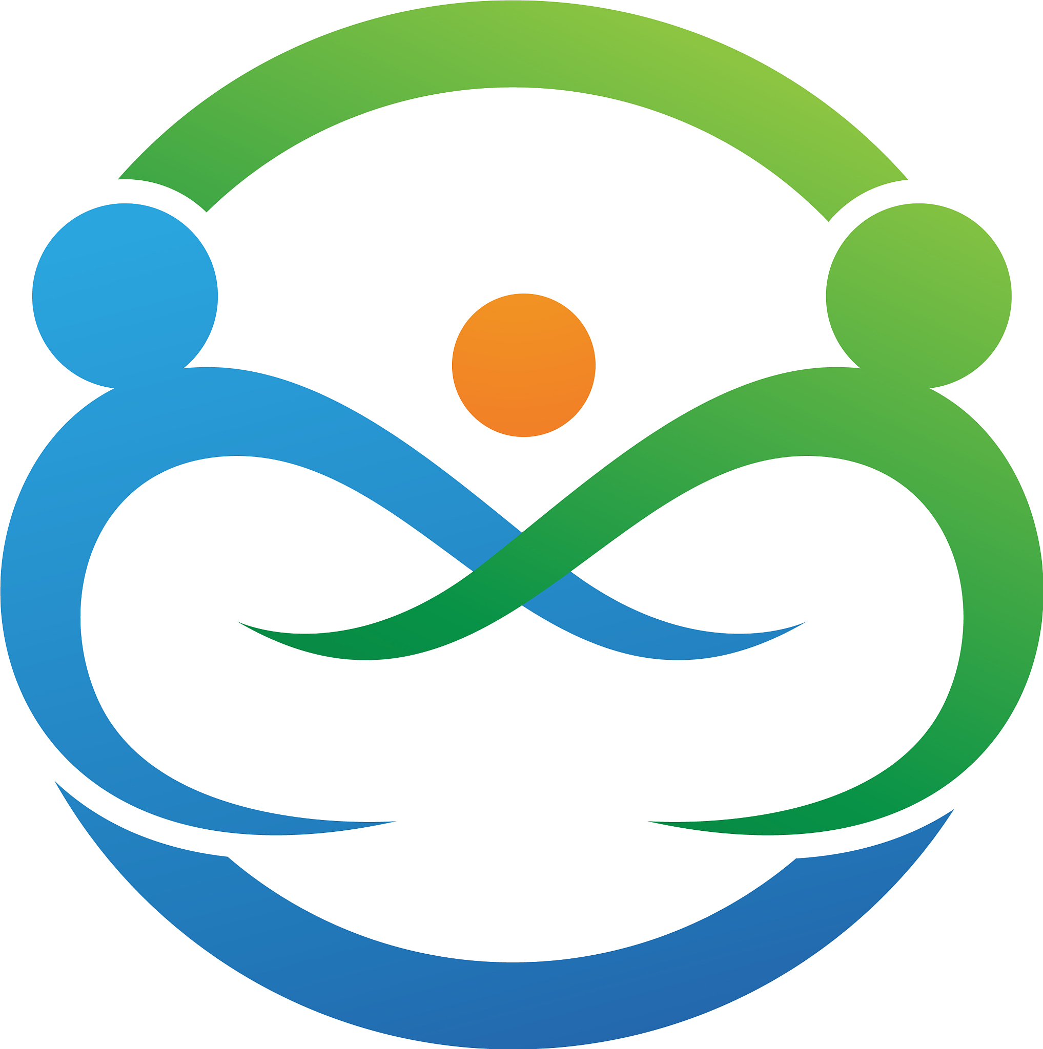 adoption and community care logo template icon