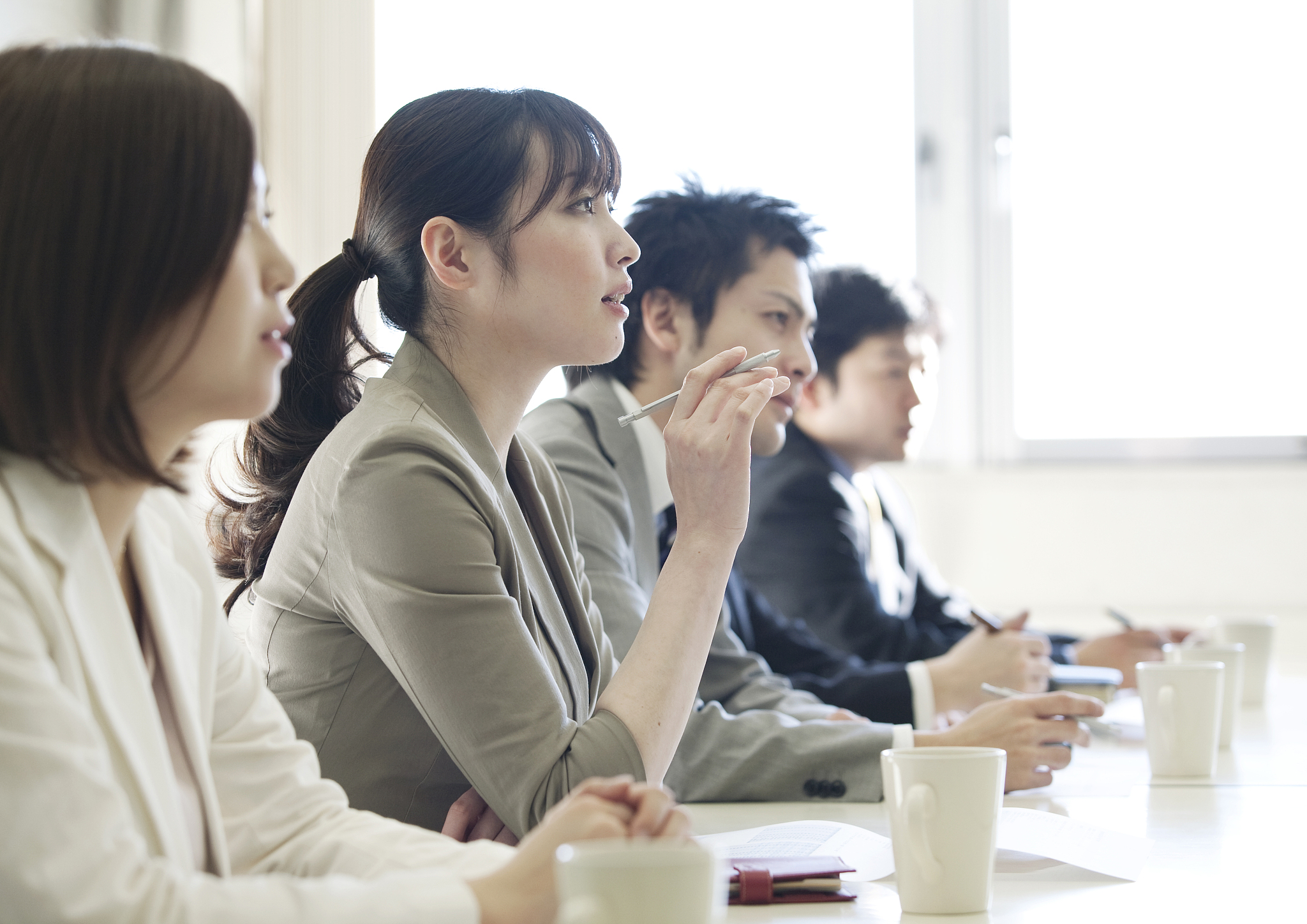 business people have a meeting