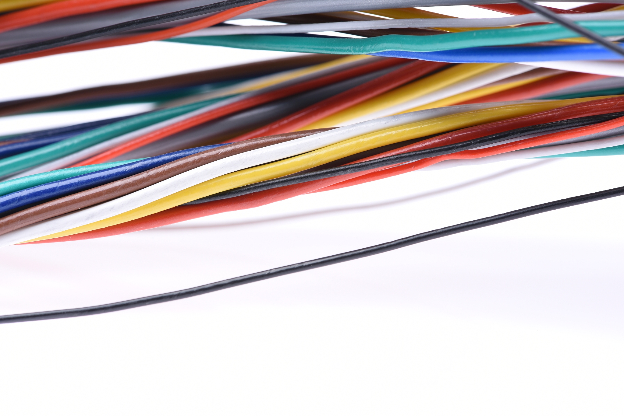colored wire line