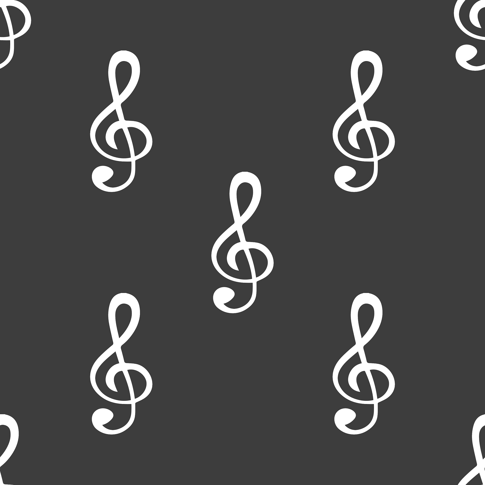 music elements notes web icon flat design seamless