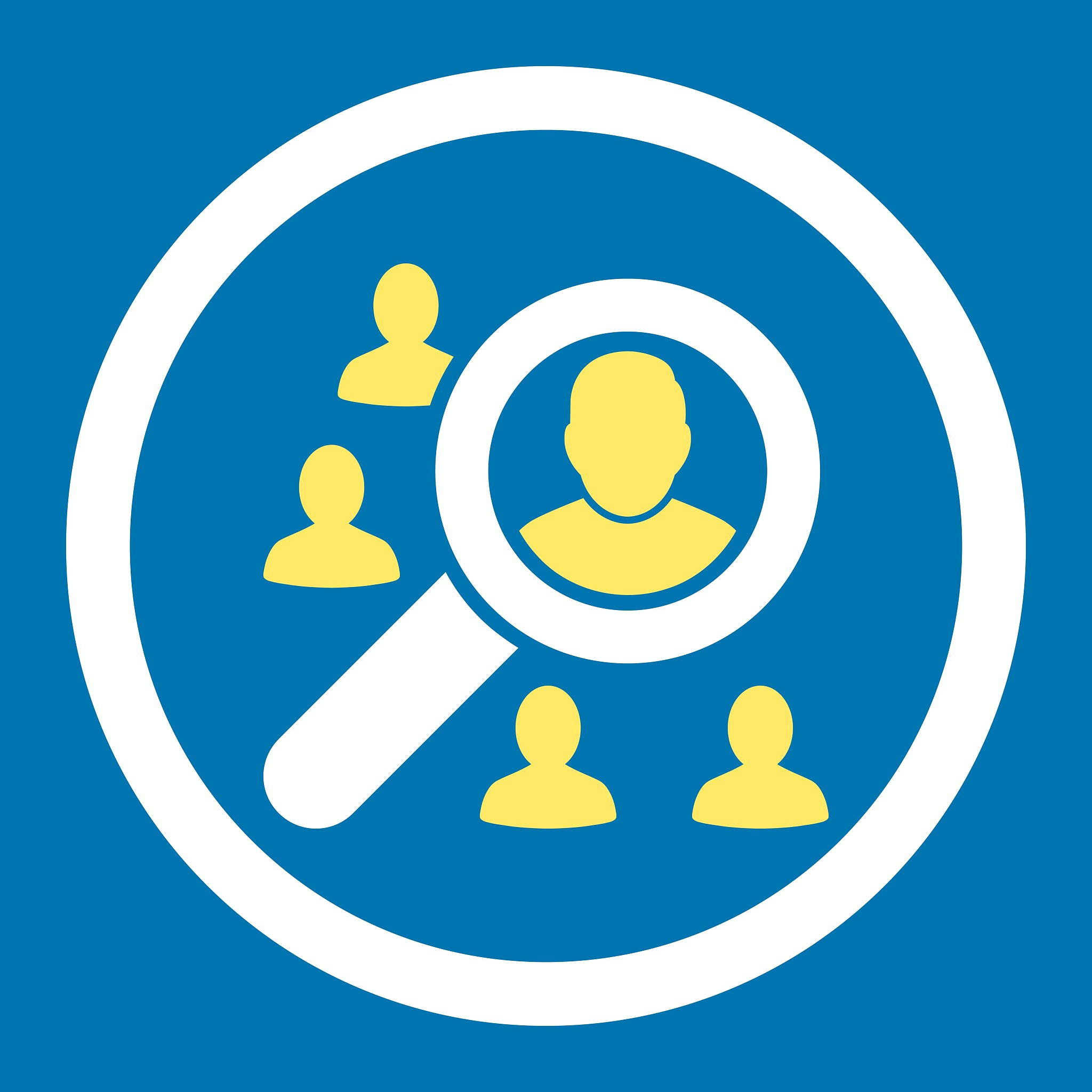 marketing flat yellow and white colors rounded vector icon