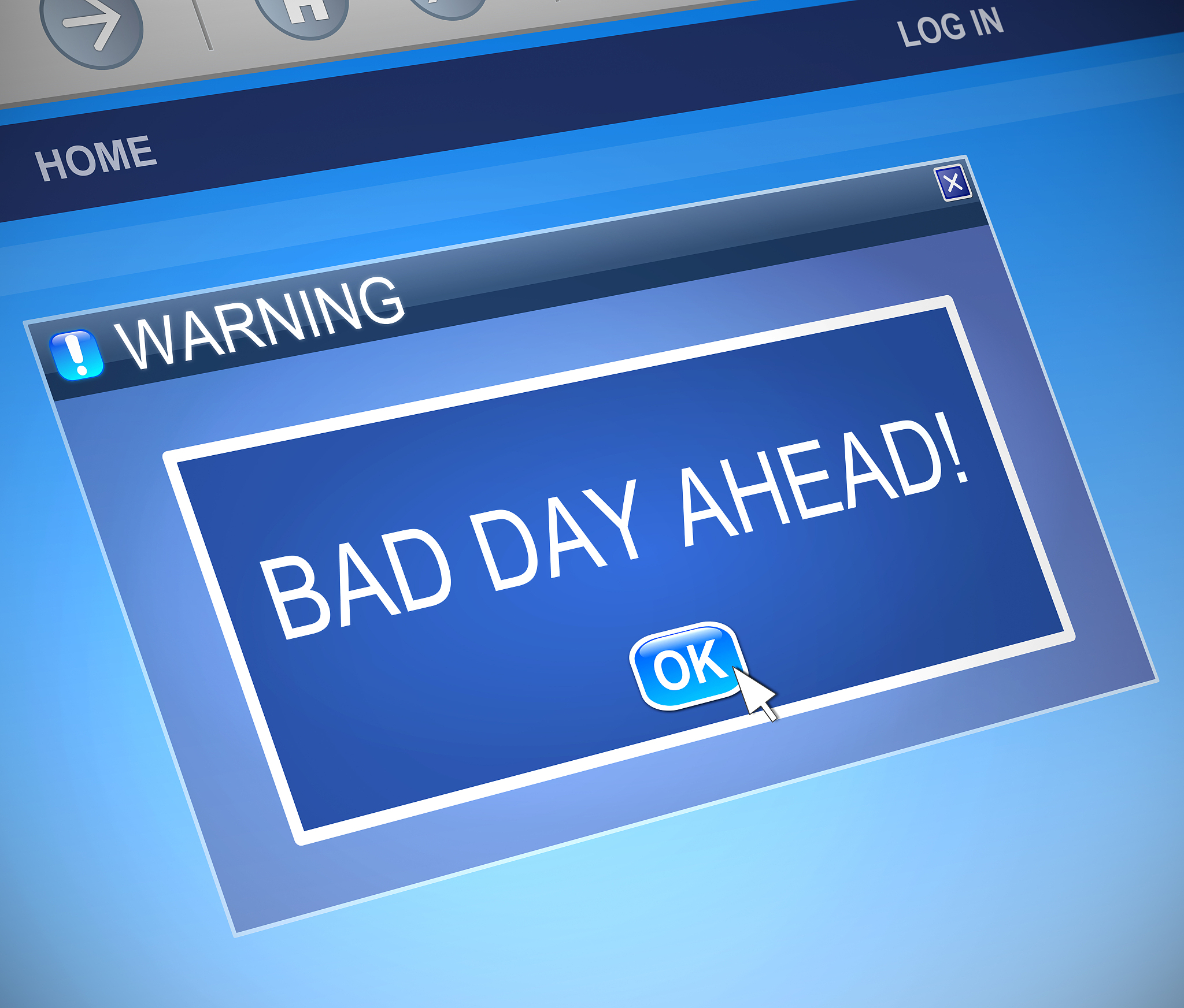 bad day concept.