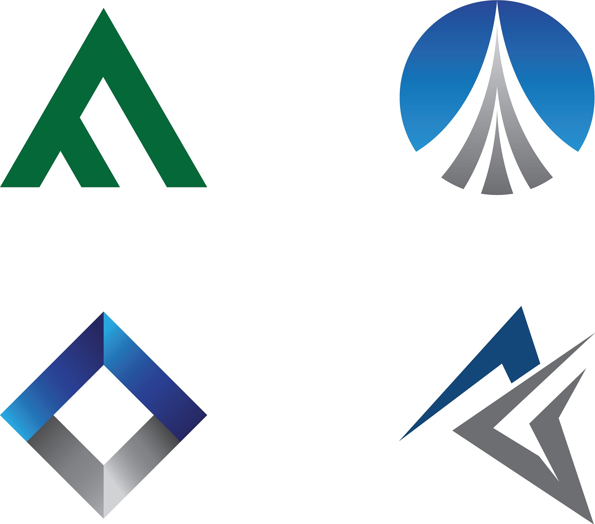 a letter icon logo template