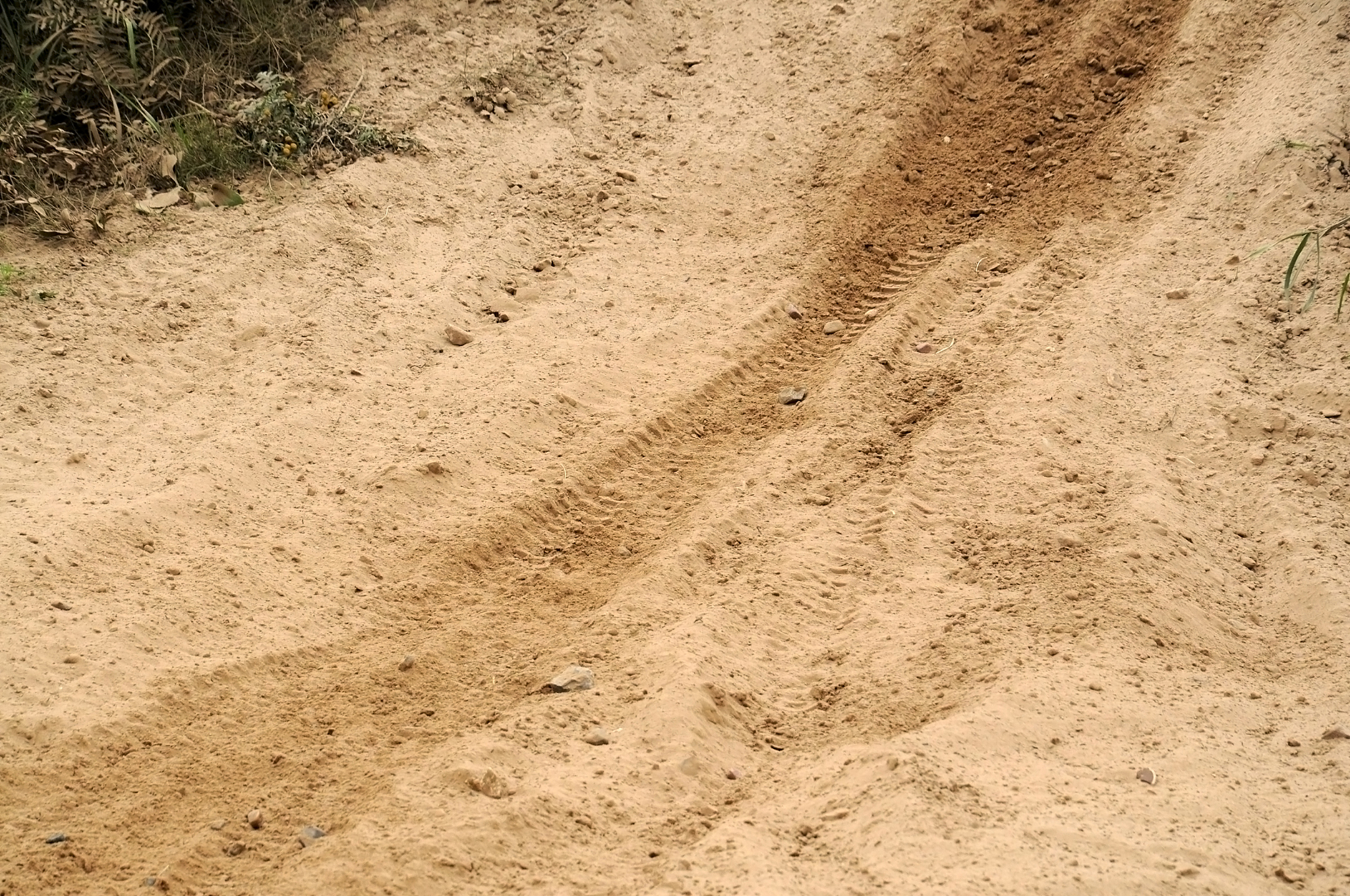 traces of motorcycles