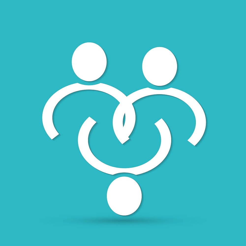 hands deal design icon