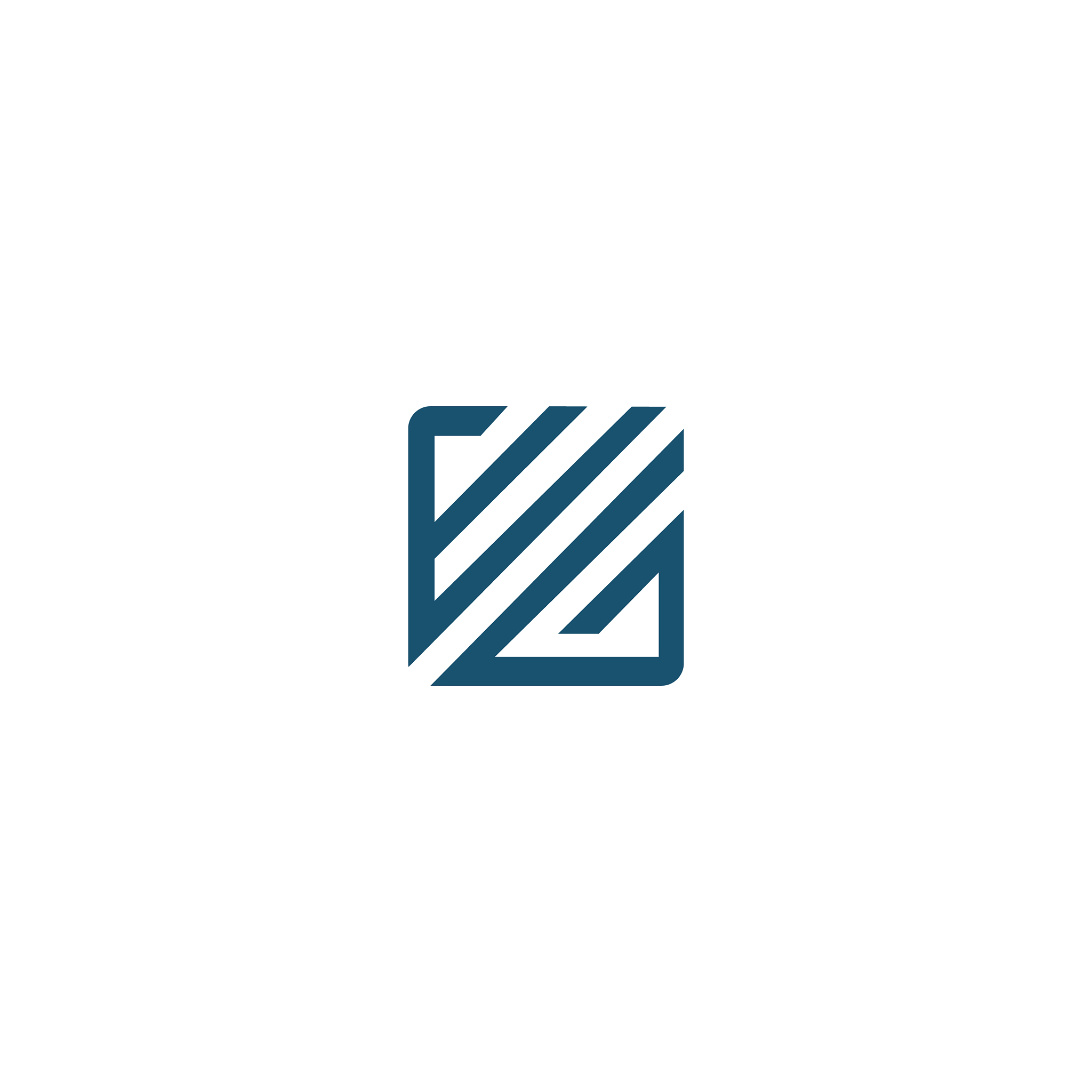 initial letter wg or gw logo design template