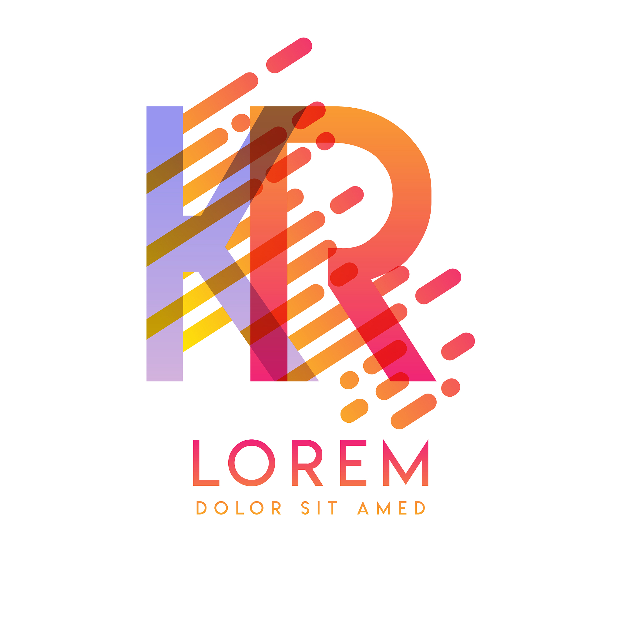 rk logo with theme galaxy speed and style