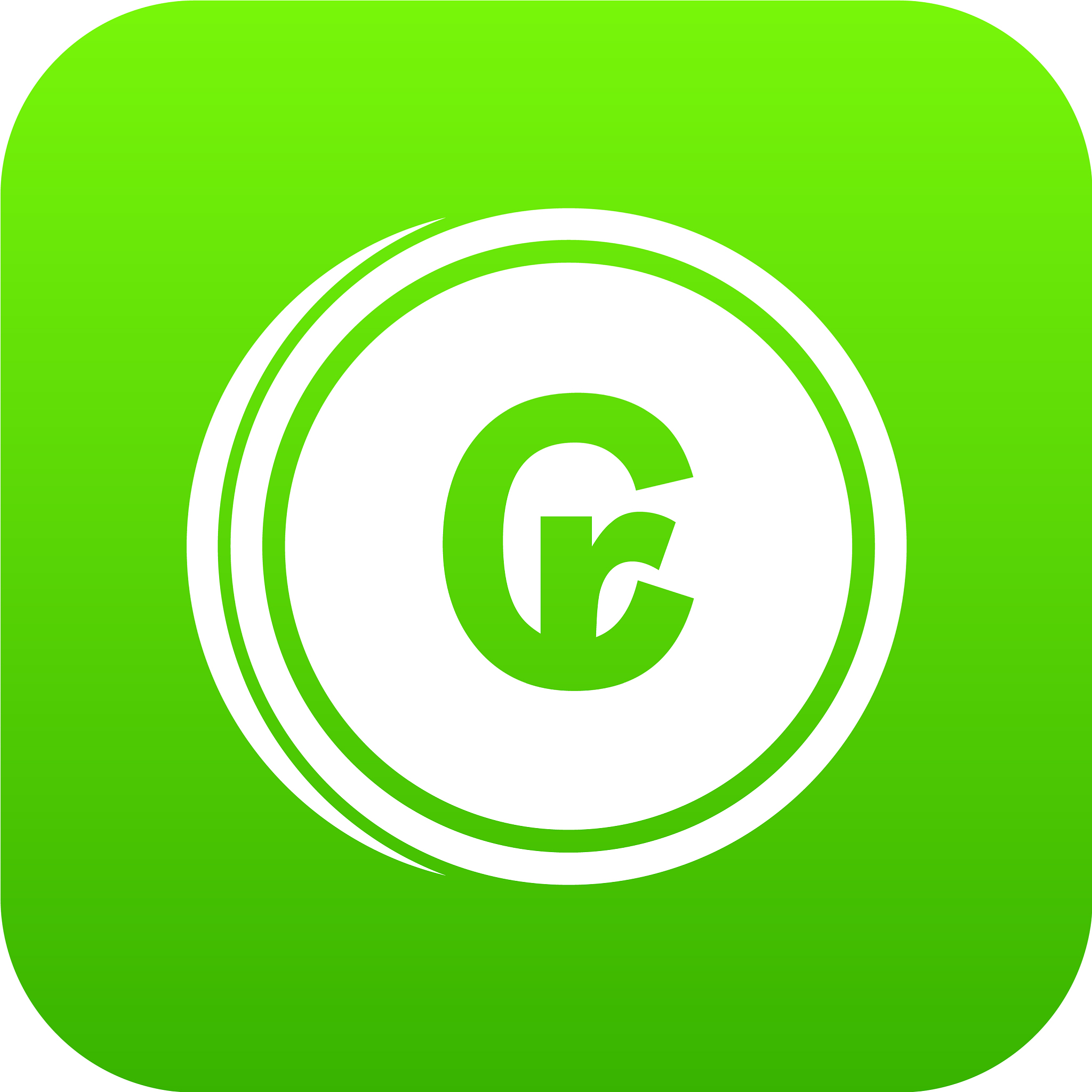 coins cruzeiro icon digital green