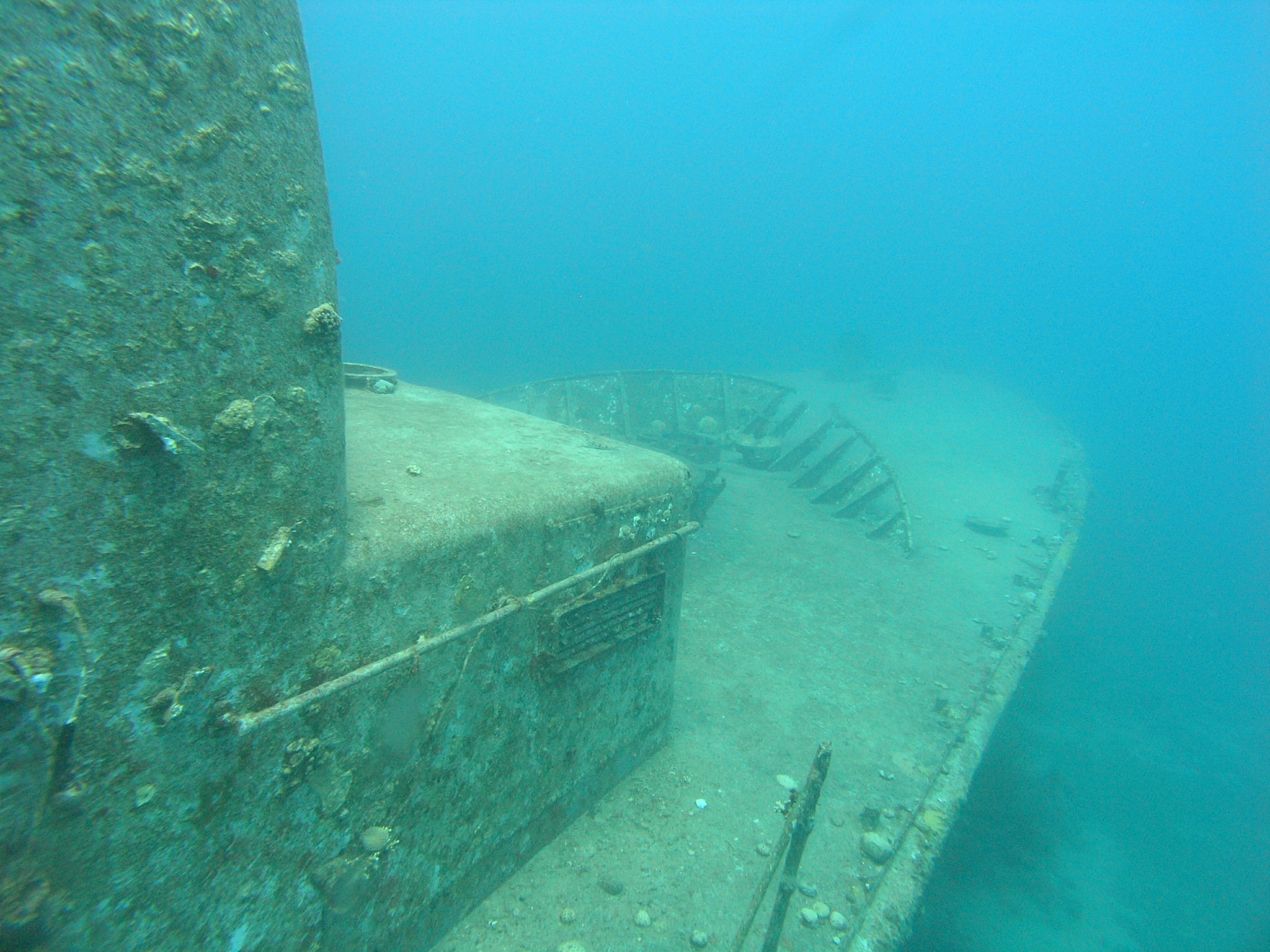 the satil wreck in eilat, israel