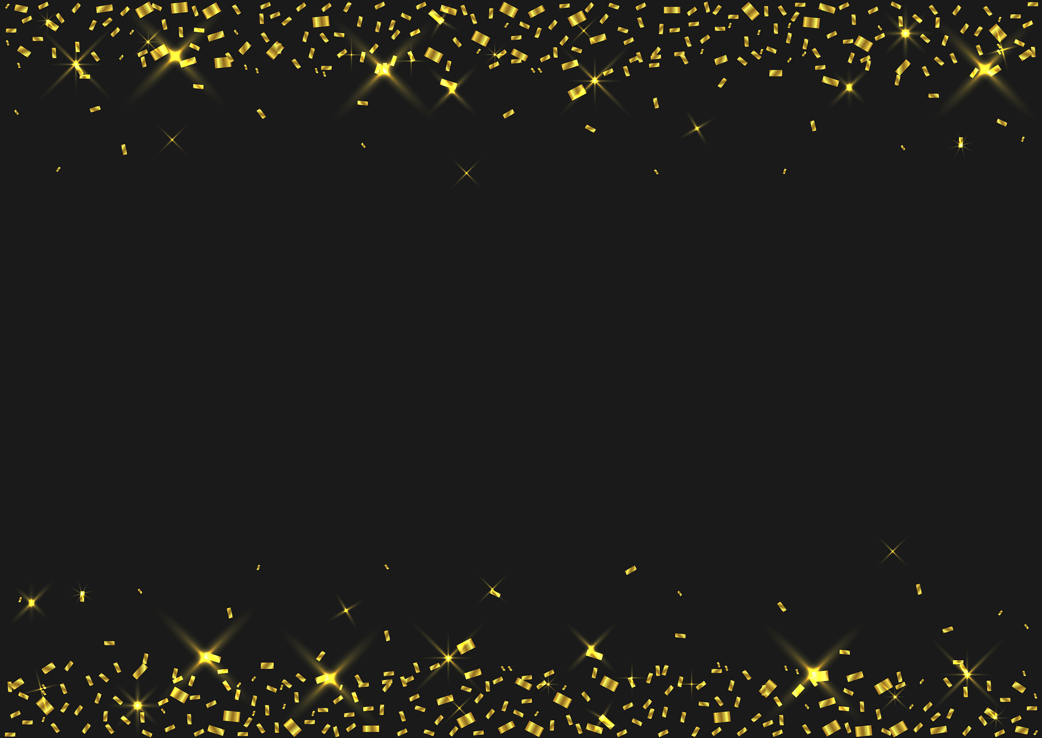 golden confetti background