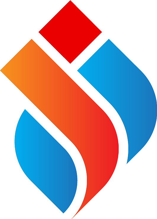 shape abstract initial company logo