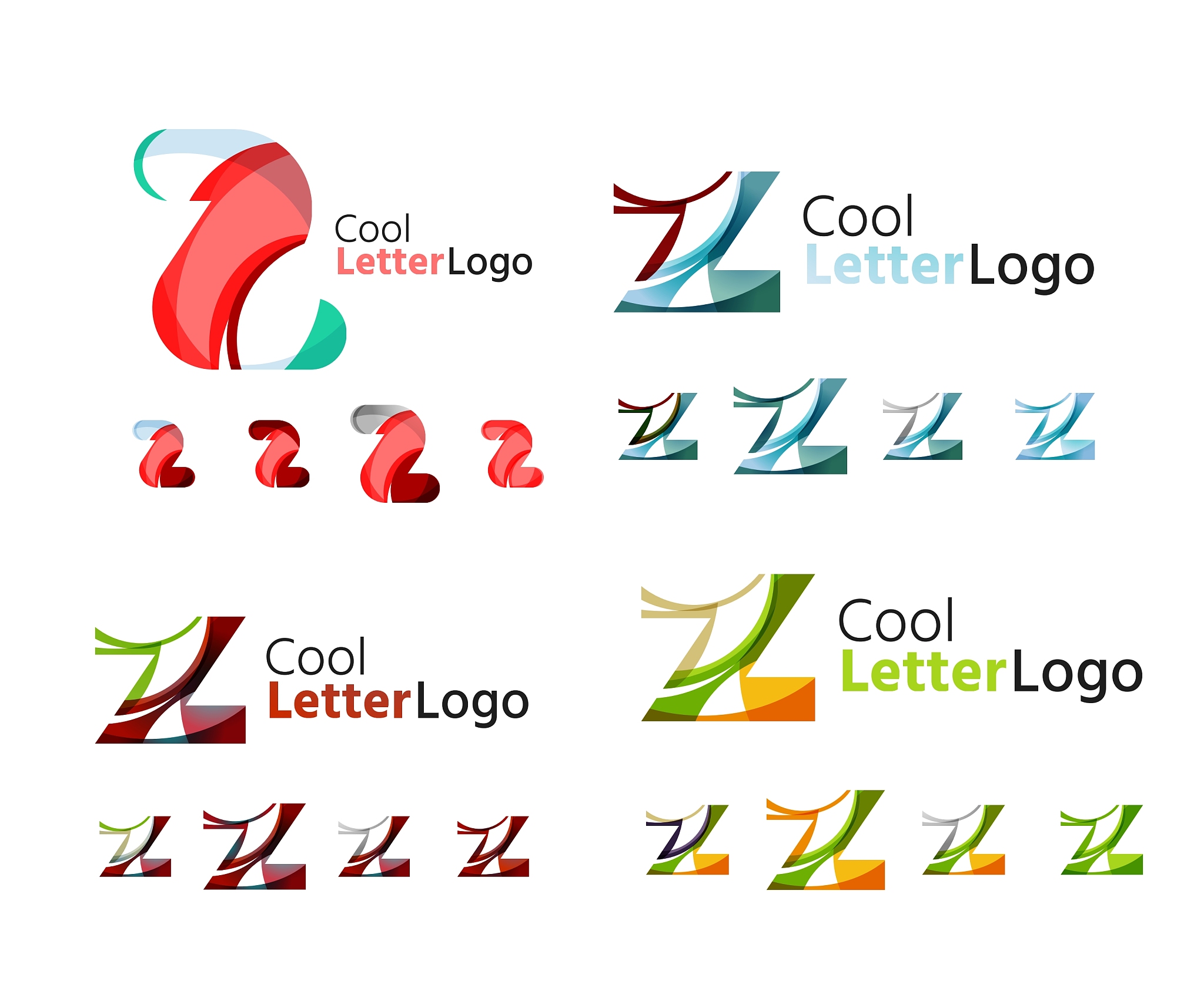 letter business emblem collection