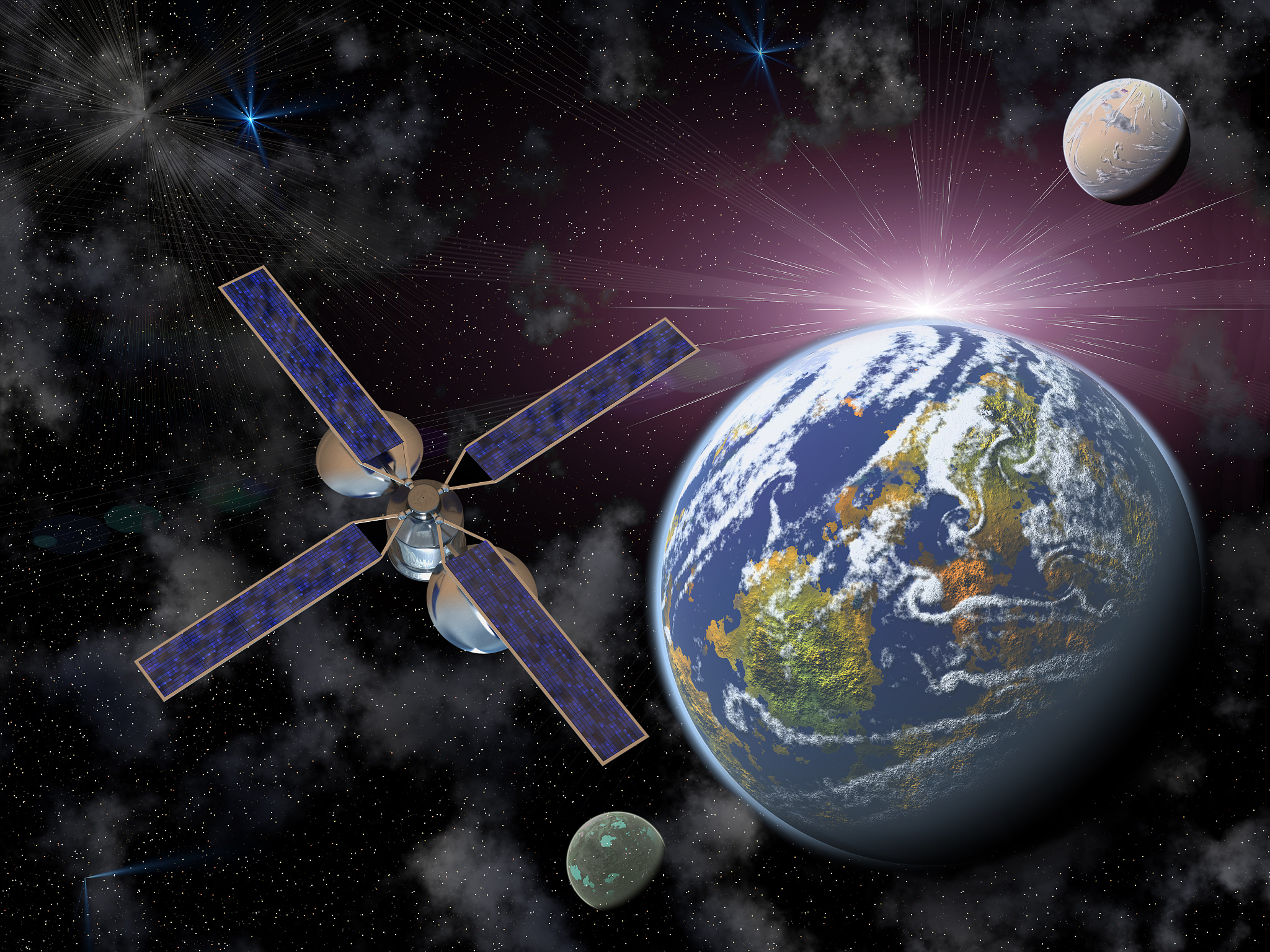 有哪些卫星探测太阳耀斑