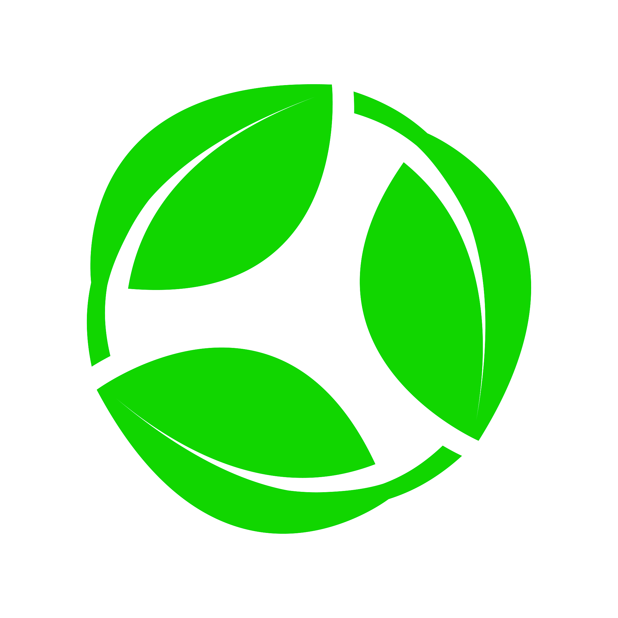 symbol of an environmentally friendly or rapidly degradable prod