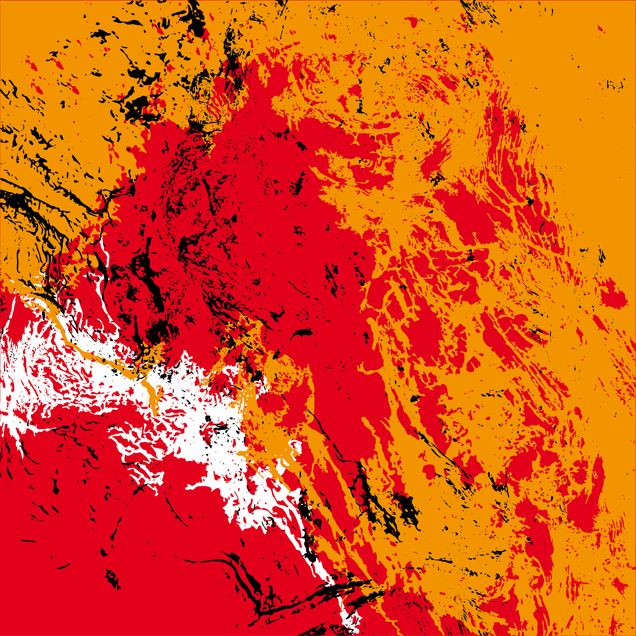 texture in red, orange