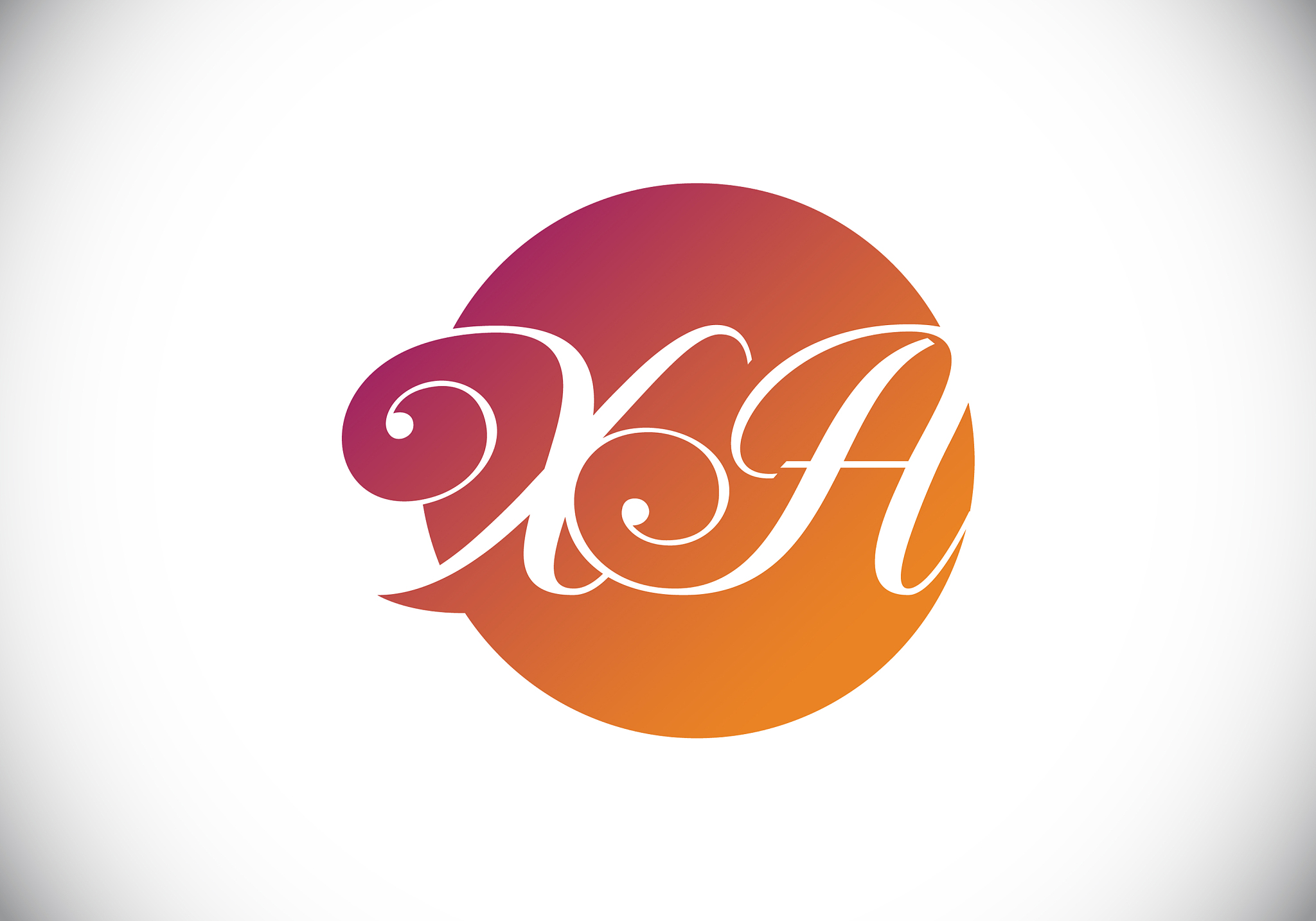 initial monogram letter x a logo design template