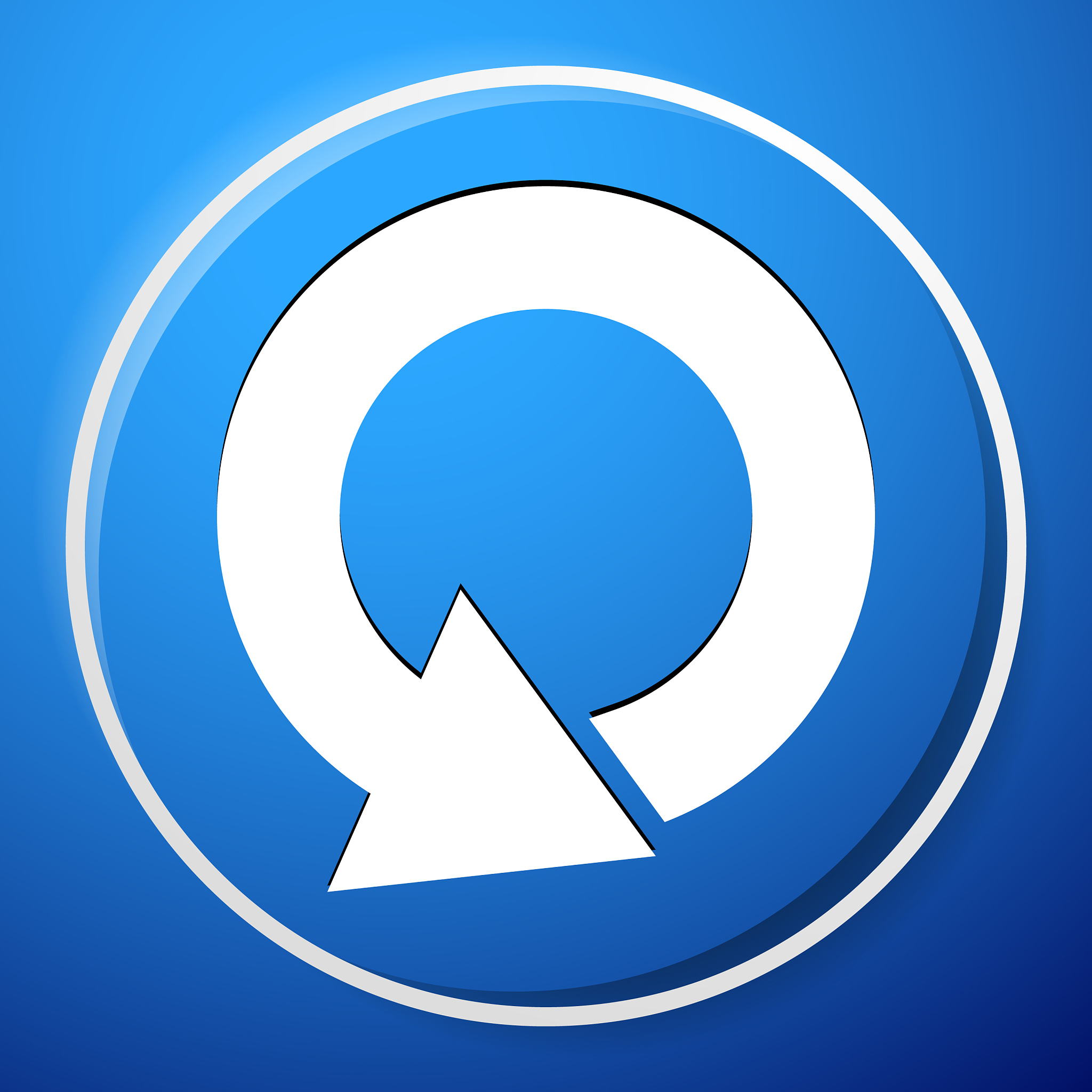 circular 360 degree arrow icon phase cycle