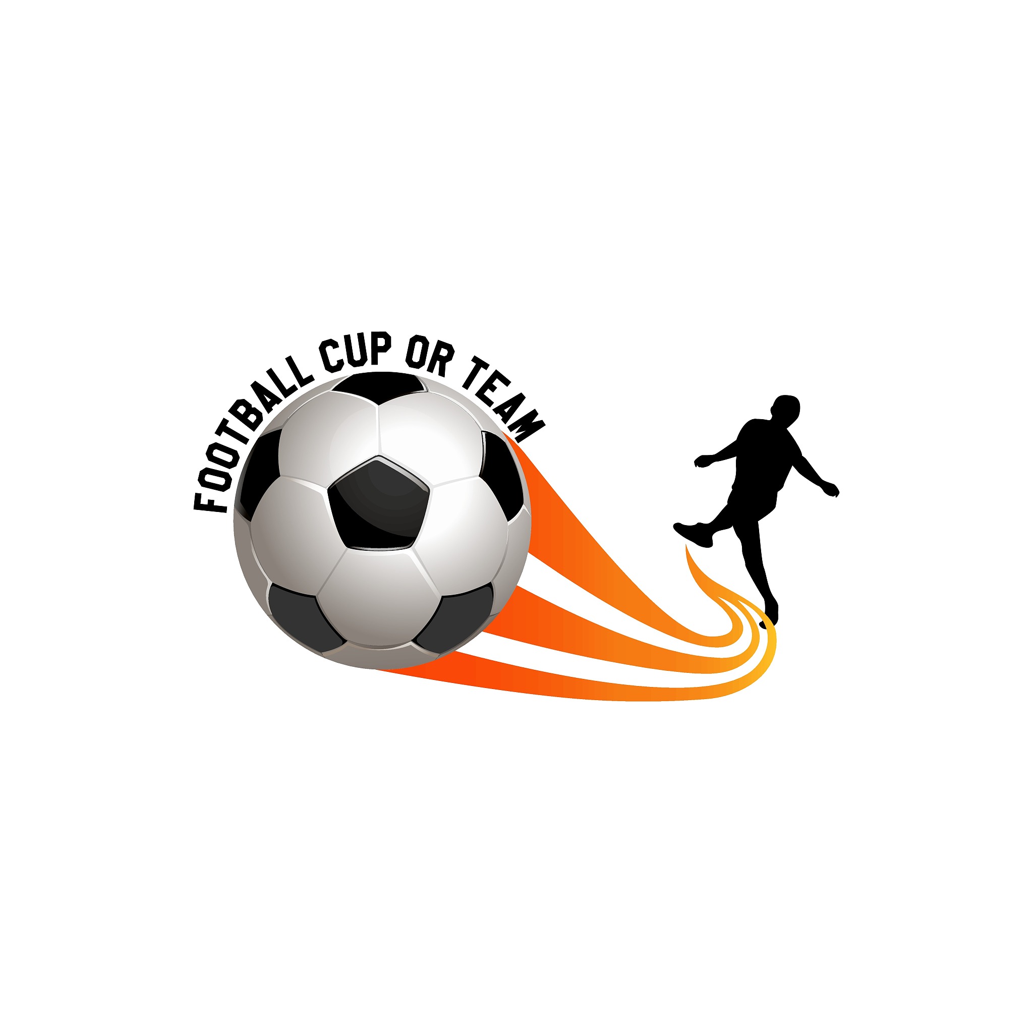 football logo for the team and the cup