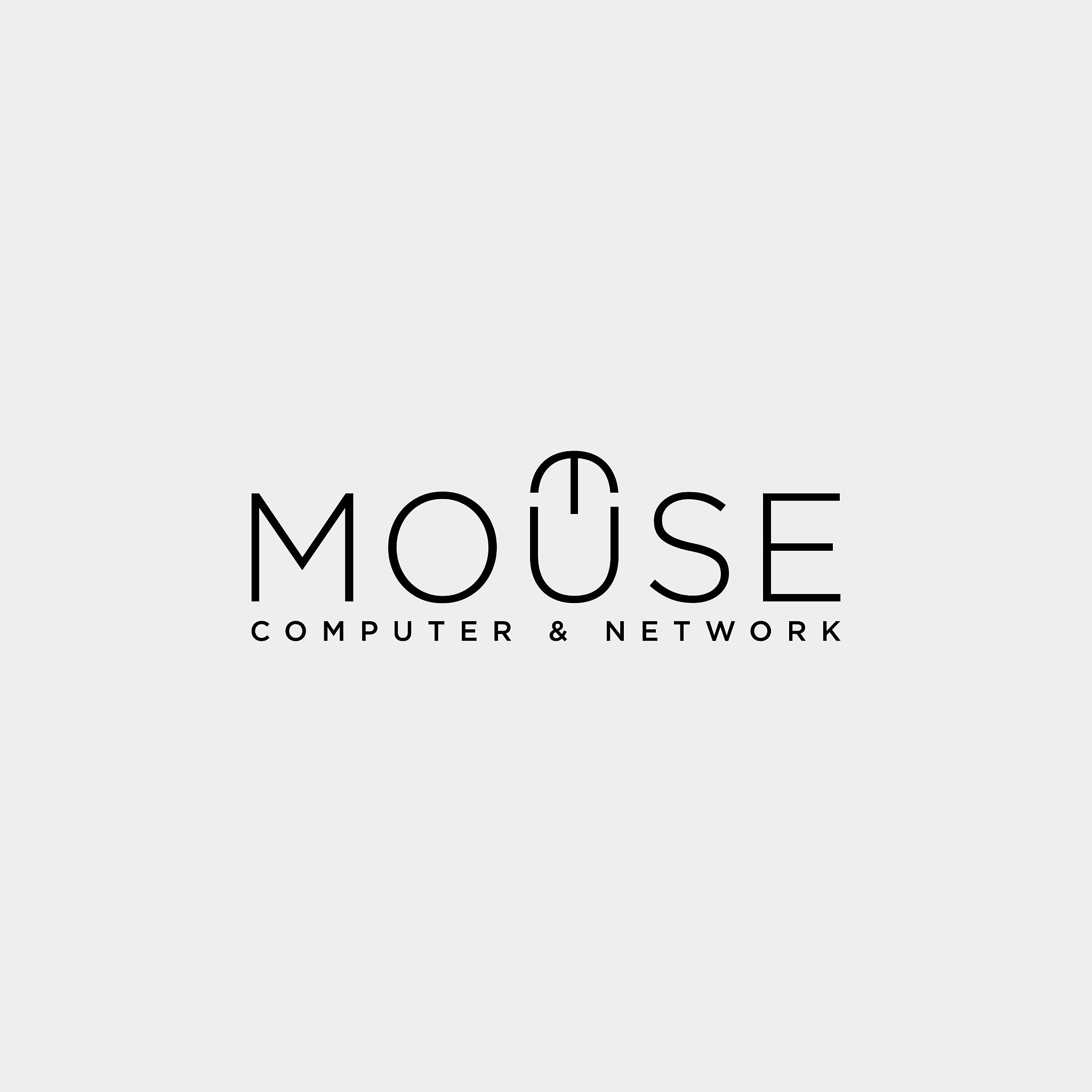 mouse typelogo text logo template icon element