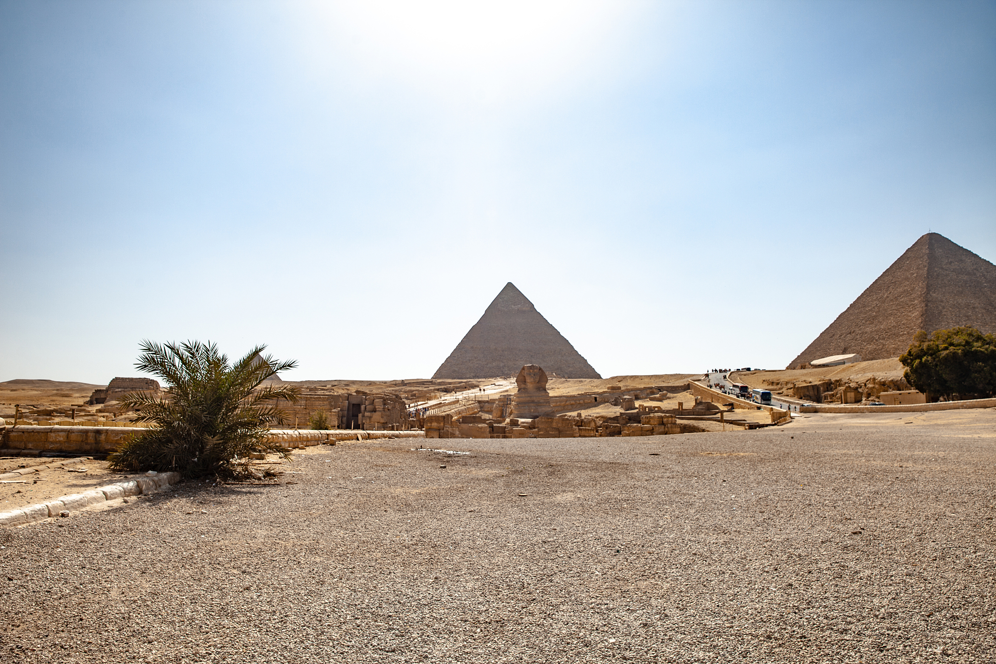 great sphinx and pyramids of giza