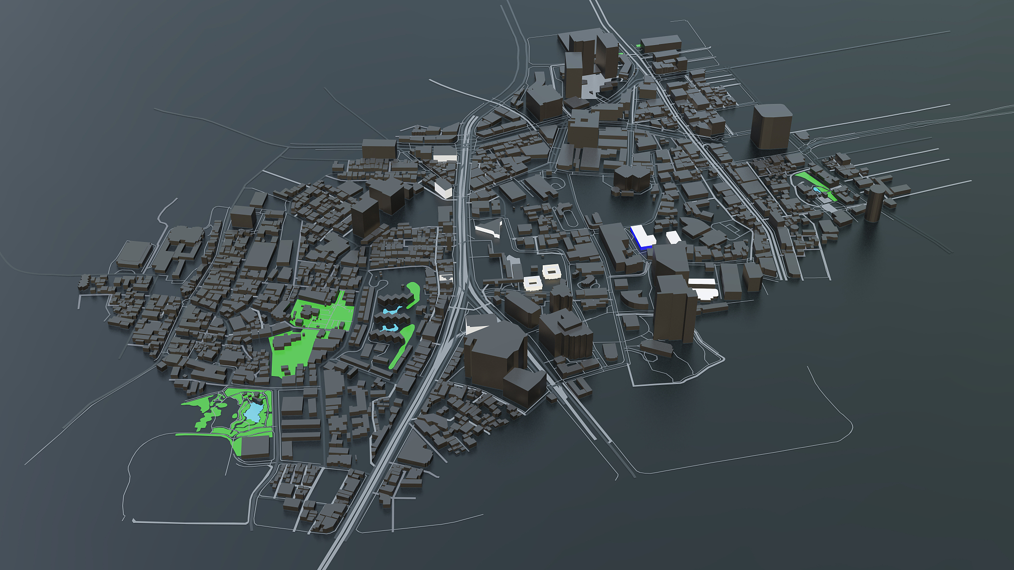 ue里面widget在屏幕显示方式下如何实现被建筑遮挡效果