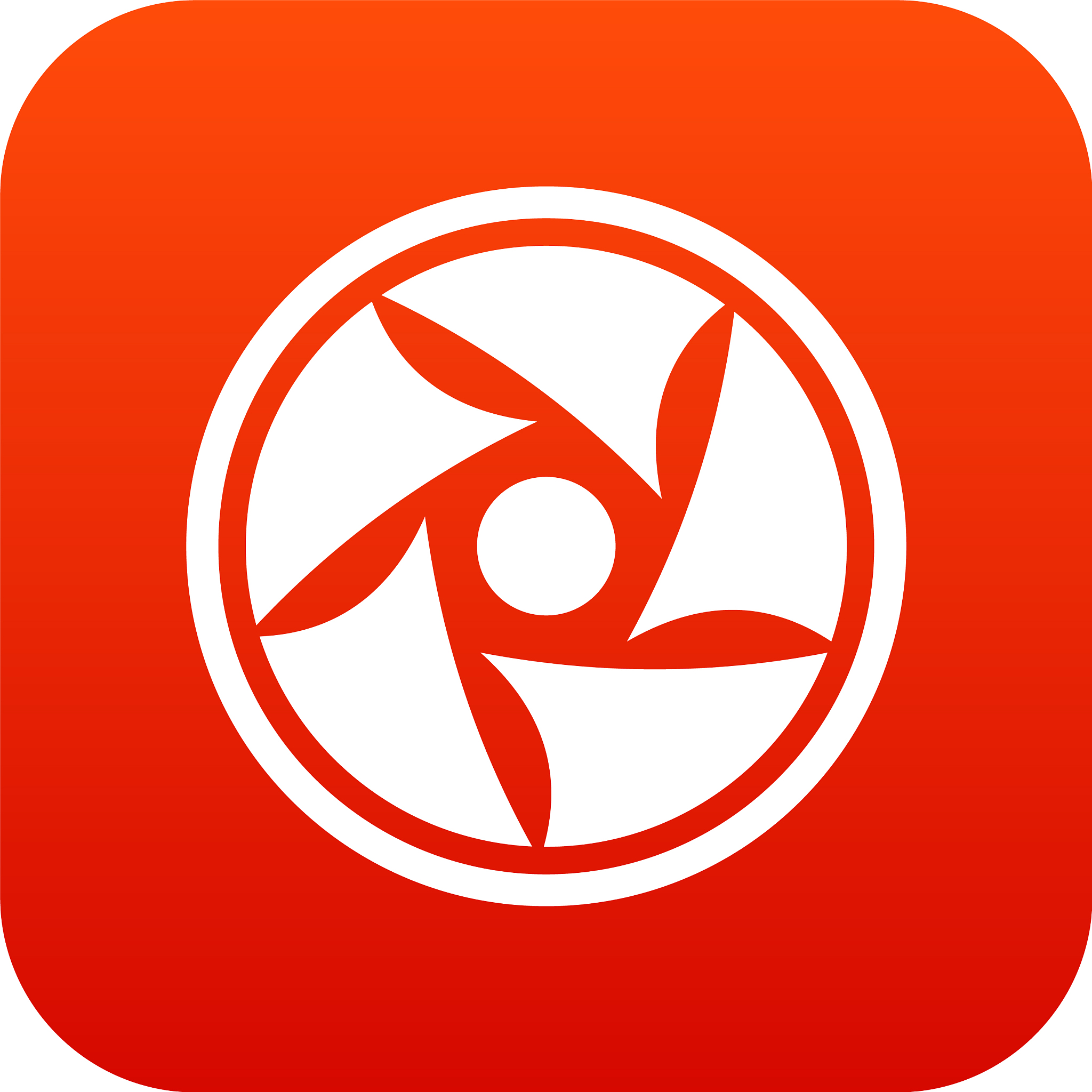 video lens icon digital red